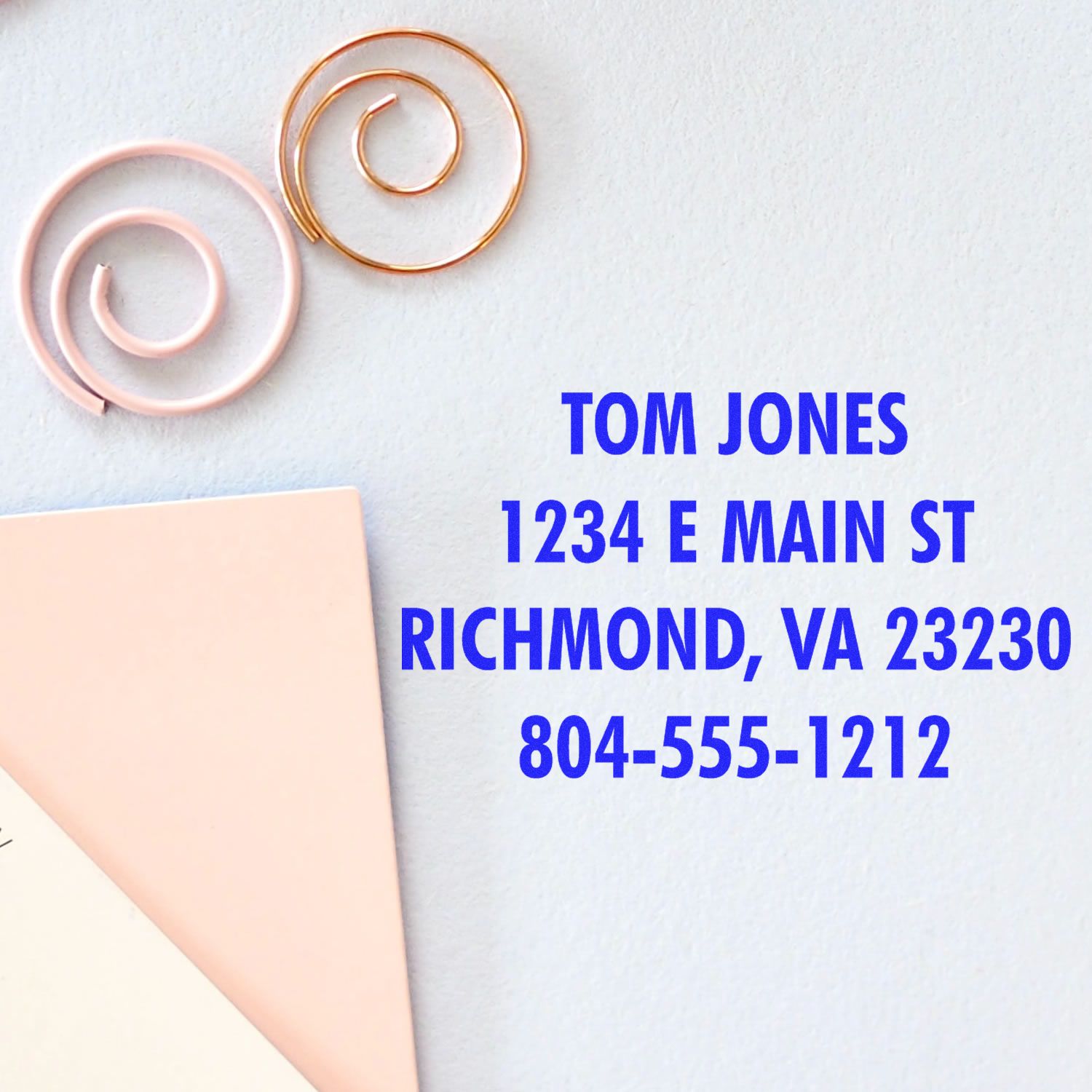 Custom Self-Inking Address Stamp - Personalized Return Address Stamp With Your Design