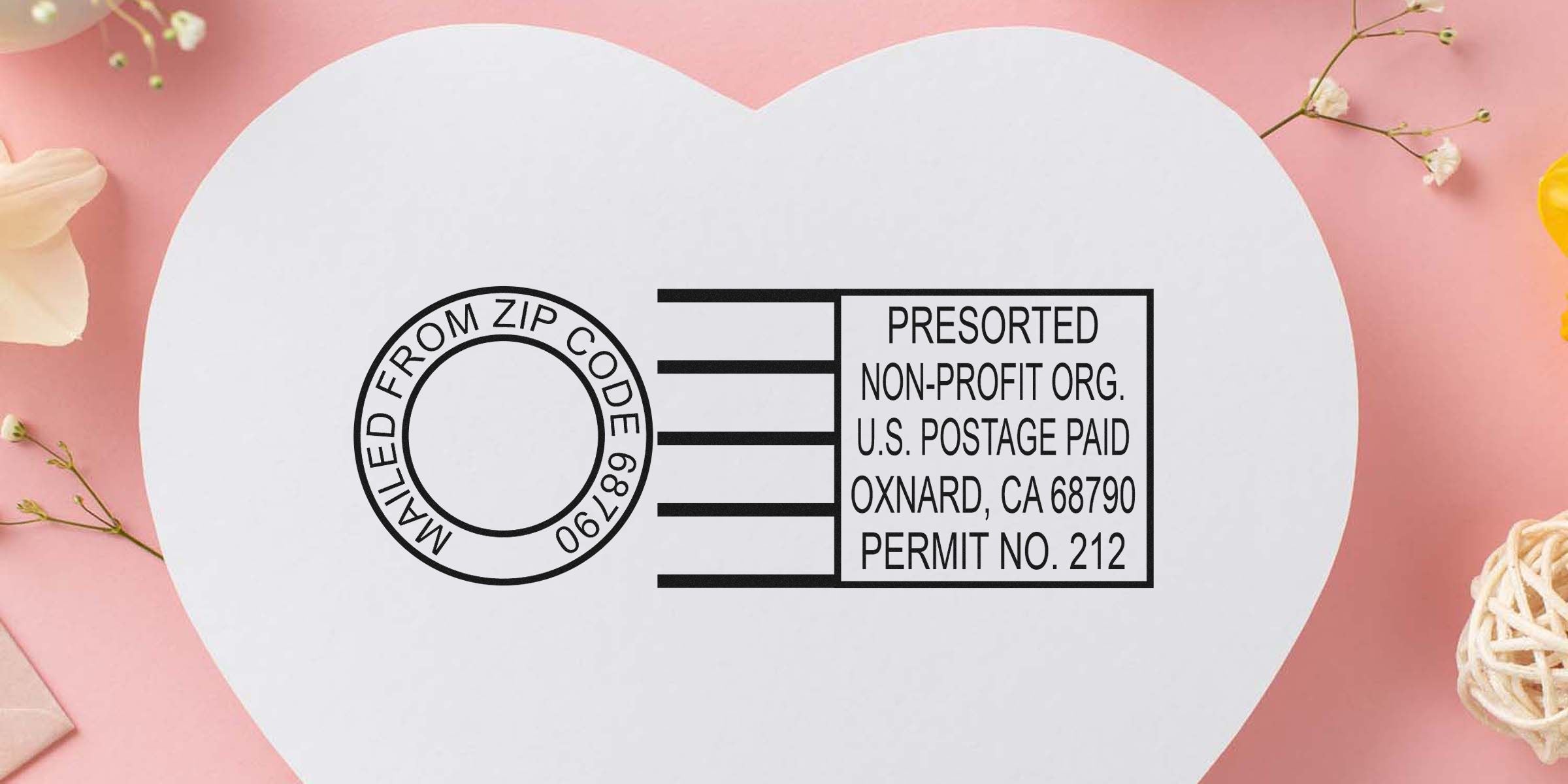 A black postage stamp graphic on a white surface with a circular stamp reading “MAILED FROM ZIP CODE 89790” and horizontal lines beside a boxed area.