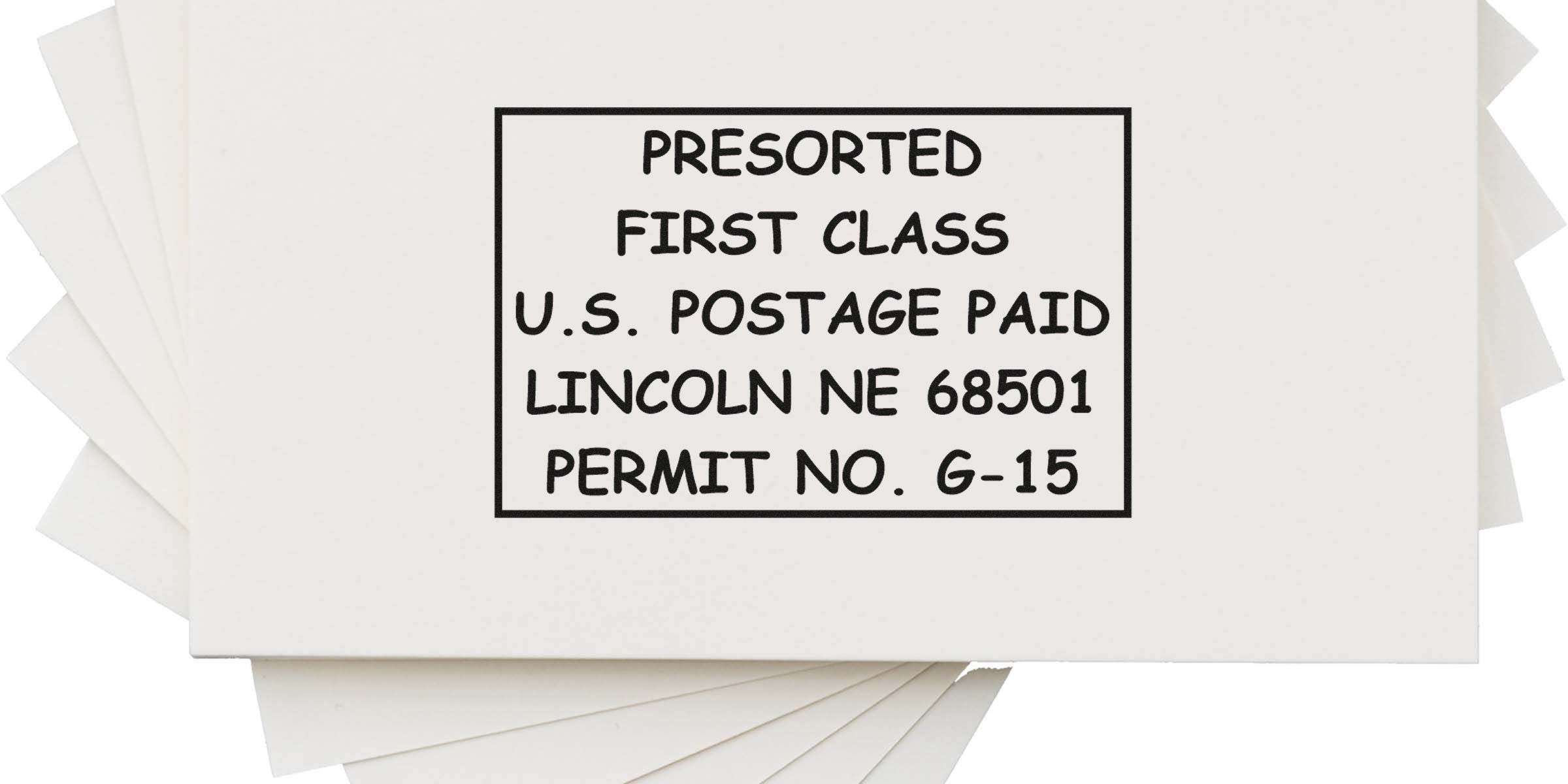 Presorted First Class U.S. postage paid Lincoln, NE 68501, Permit No. G-15.