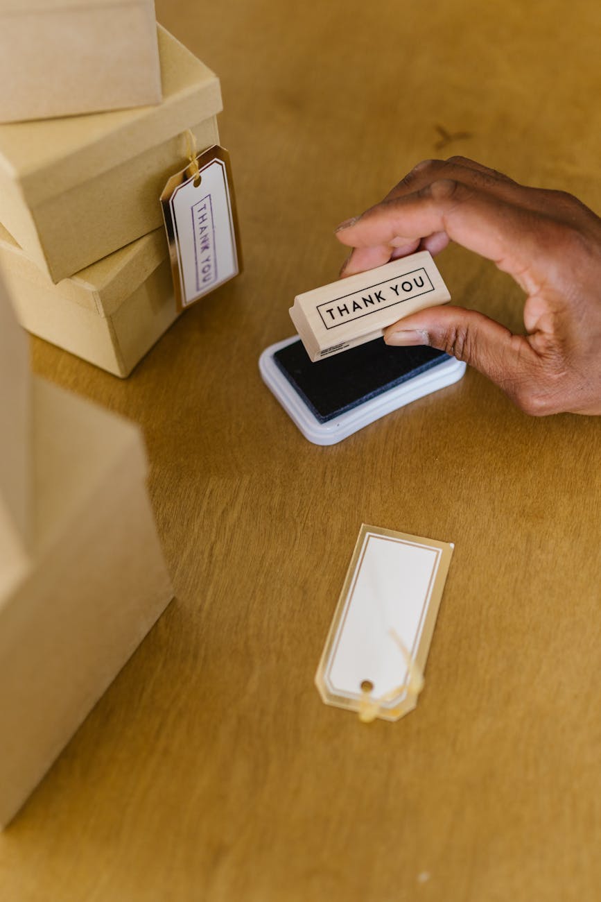 Create Lasting Impressions with a Custom Logo Stamp for Tags