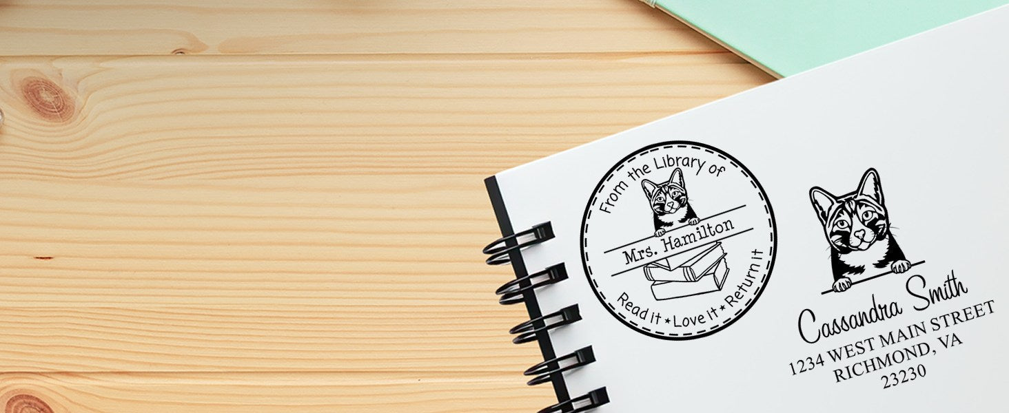 Arabian Mau Cat Stamps and Seals