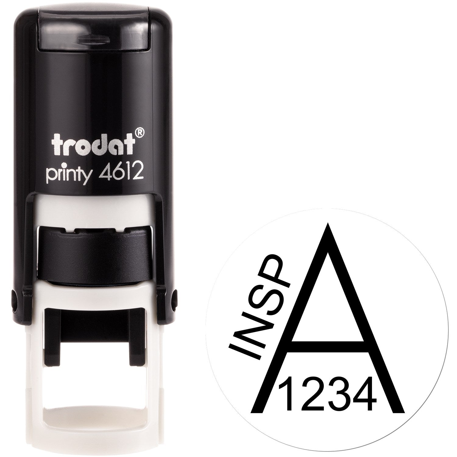 Extra Small Self-Inking Inspection Approval Stamp 1/2 Diameter - Engineer Seal Stamps