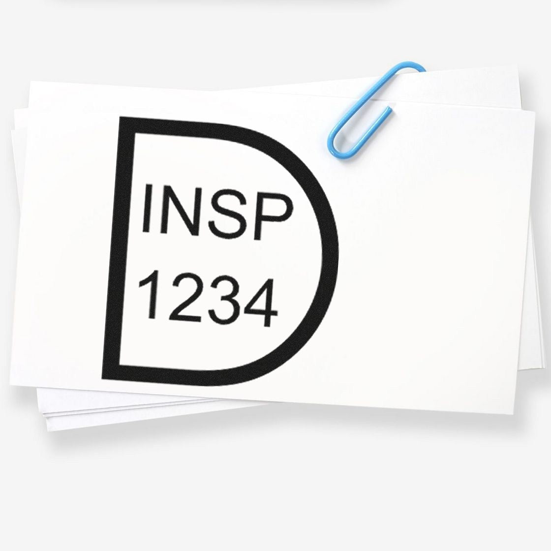 Large Self-Inking Tested Self-Inking Stamp 1 Inch Diameter - Engineer Seal Stamps