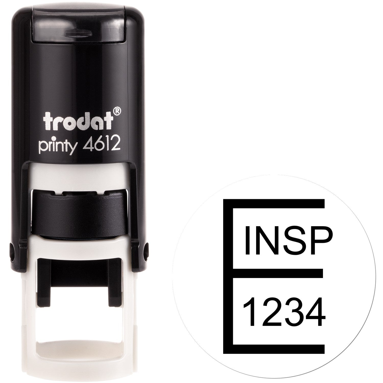 Extra Small Self-Inking Approval and Status Stamp 1/2 Diameter - Engineer Seal Stamps