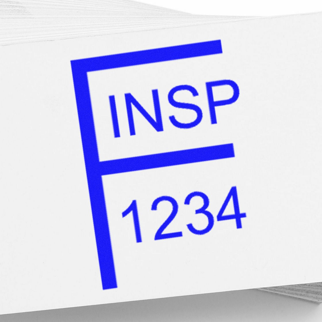 Large Size Wood Handle Failed Inspection Rubber Stamp 1 Inch Diameter - Engineer Seal Stamps