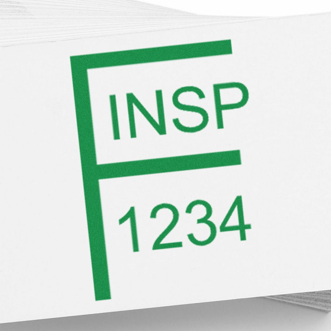 Large Size Wood Handle Failed Inspection Rubber Stamp 1 Inch Diameter - Engineer Seal Stamps