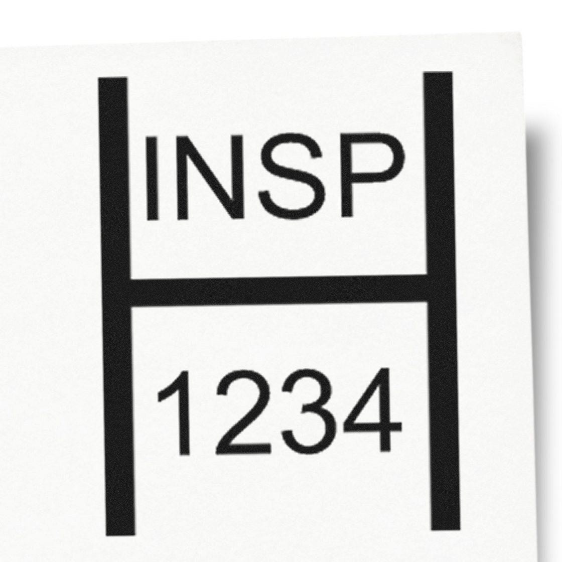 Large Self-Inking Quality Checked Self-Inking Stamp 1 Inch Diameter - Engineer Seal Stamps