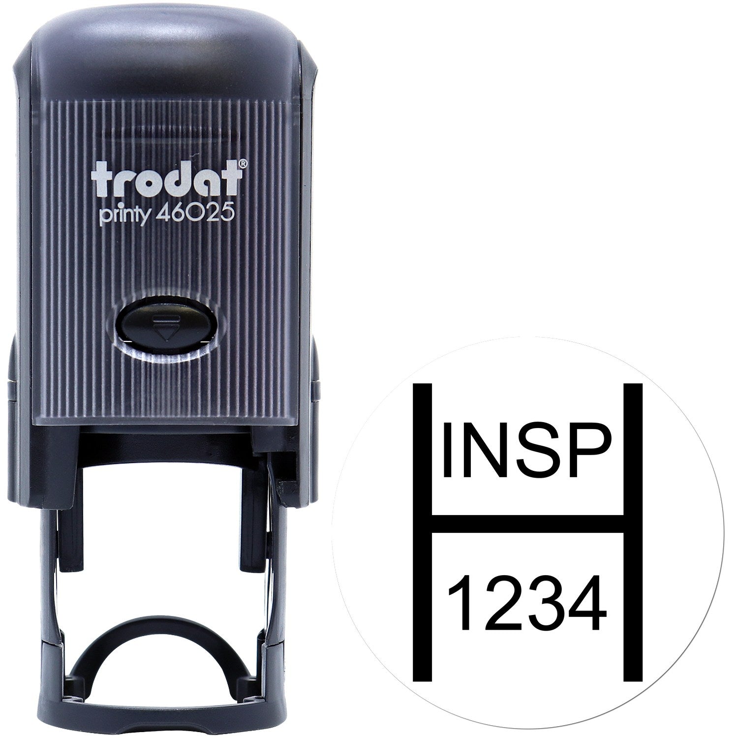 Large Self-Inking Quality Checked Self-Inking Stamp 1 Inch Diameter - Engineer Seal Stamps