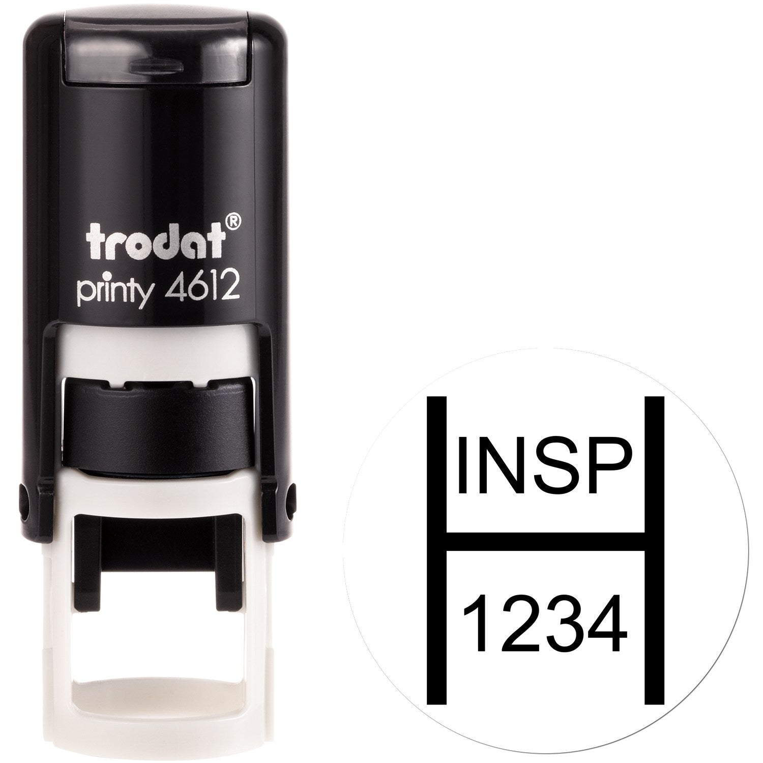 Extra Small Self-Inking Quality Checked Stamp 1/2 Diameter - Engineer Seal Stamps