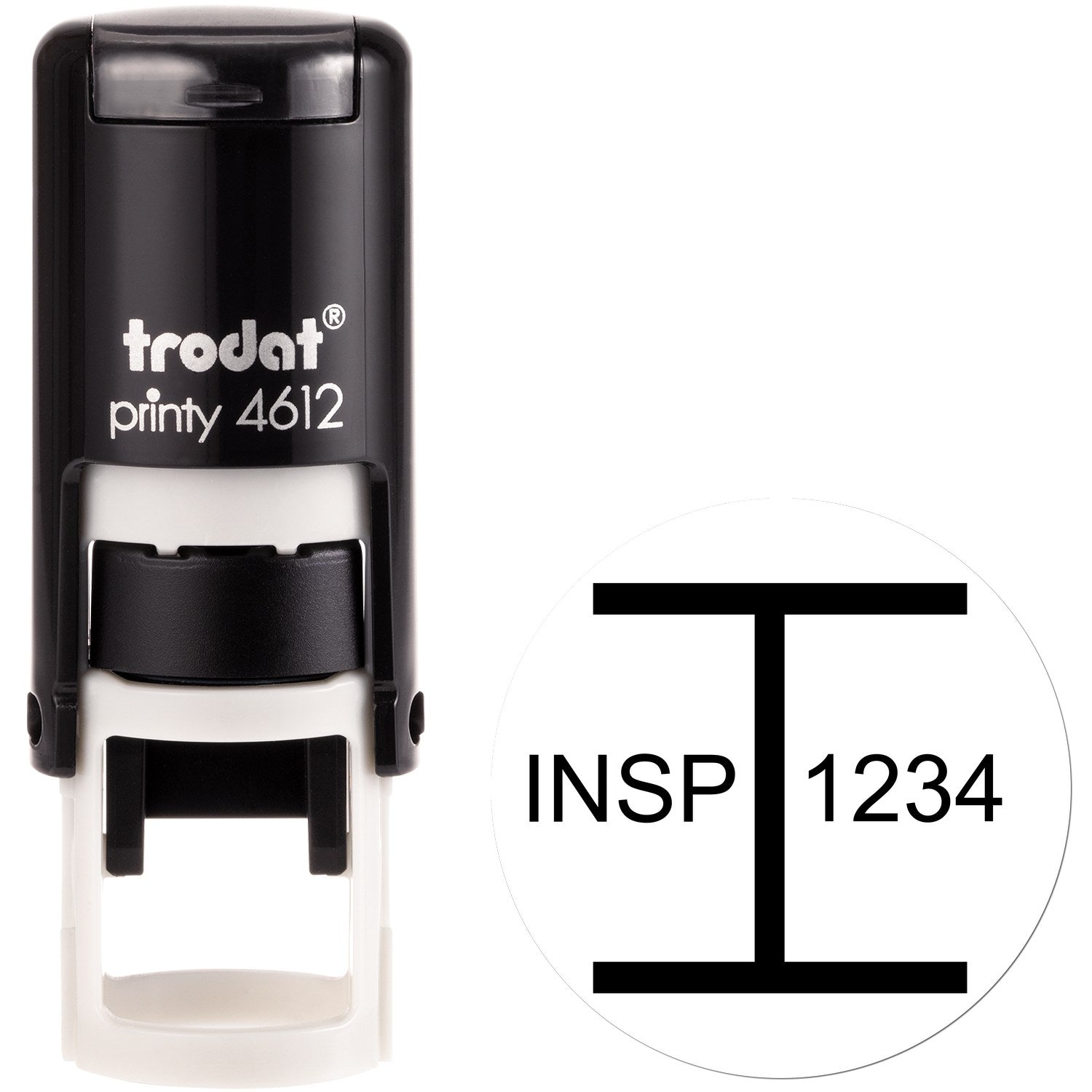 Extra Small Self-Inking Inspection Status Stamp 1/2 Diameter - Engineer Seal Stamps