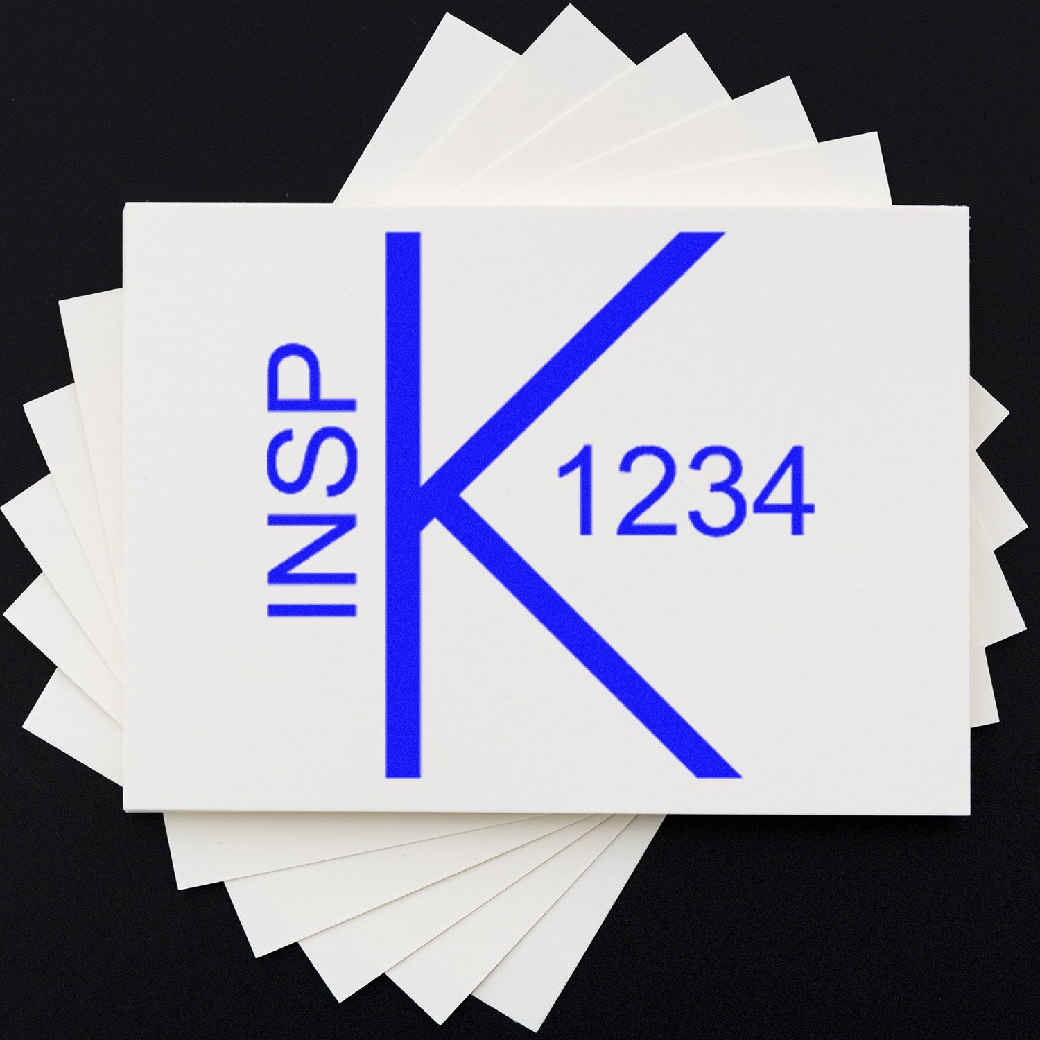 Large Self-Inking Hold for Inspection Self-Inking Stamp 1 Inch Diameter - Engineer Seal Stamps