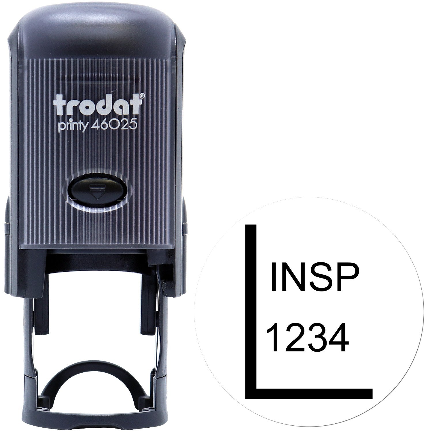 Large Self-Inking Lead Inspection Self-Inking Stamp 1 Inch Diameter - Engineer Seal Stamps