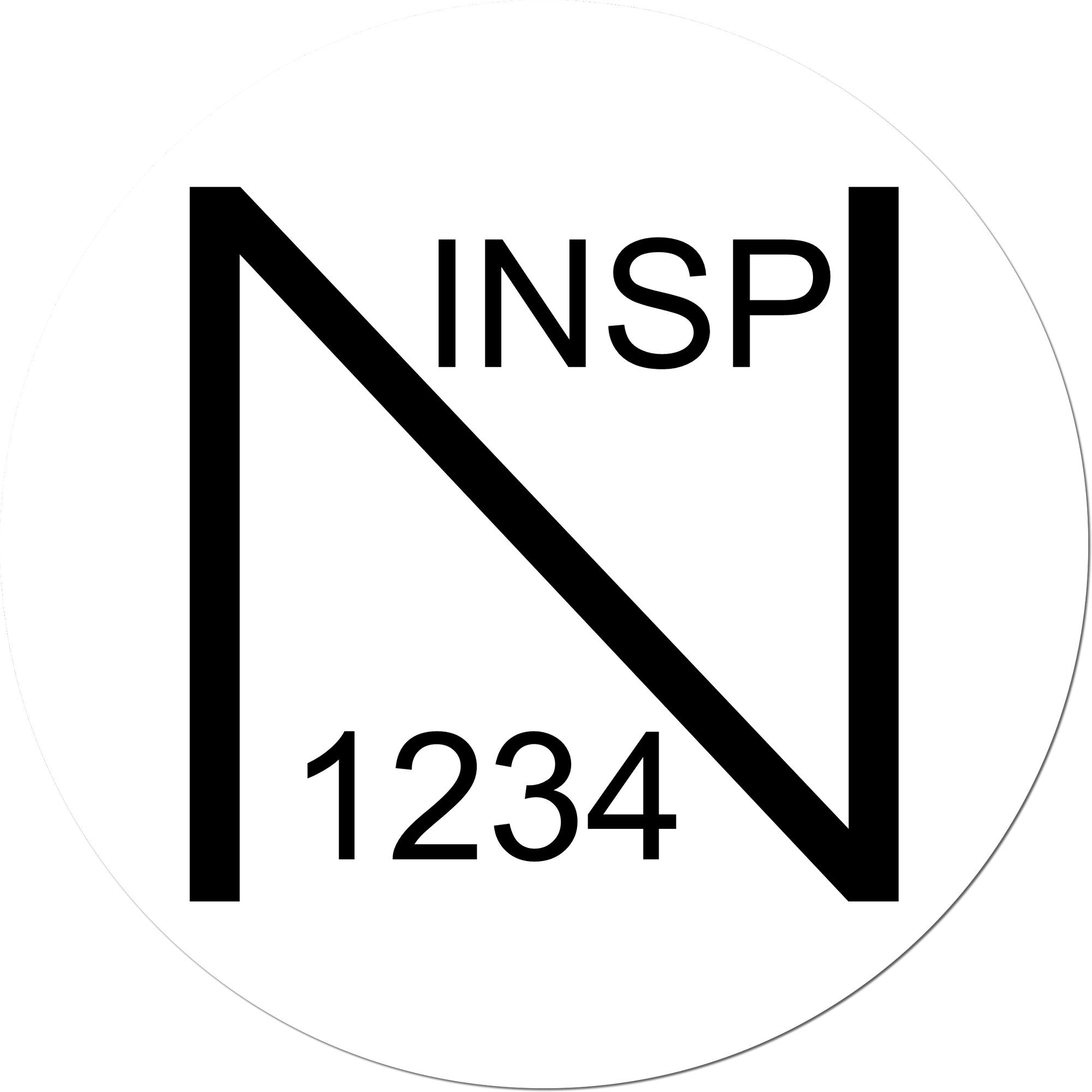 Large Self-Inking Need Quality Checked Self-Inking Stamp 1 Inch Diameter - Engineer Seal Stamps