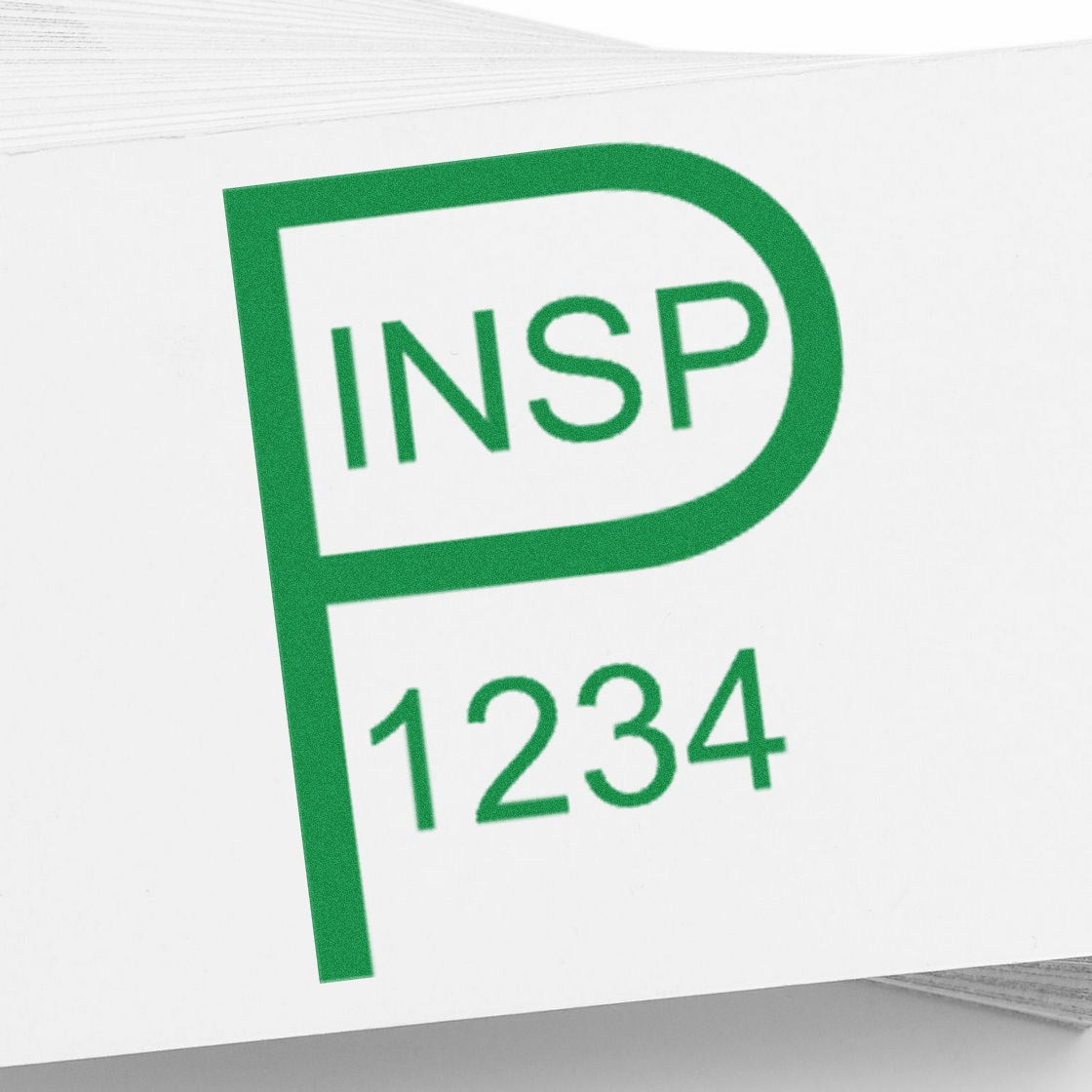 Extra Small Self-Inking Passed Inspection Status Stamp 1/2 Diameter - Engineer Seal Stamps