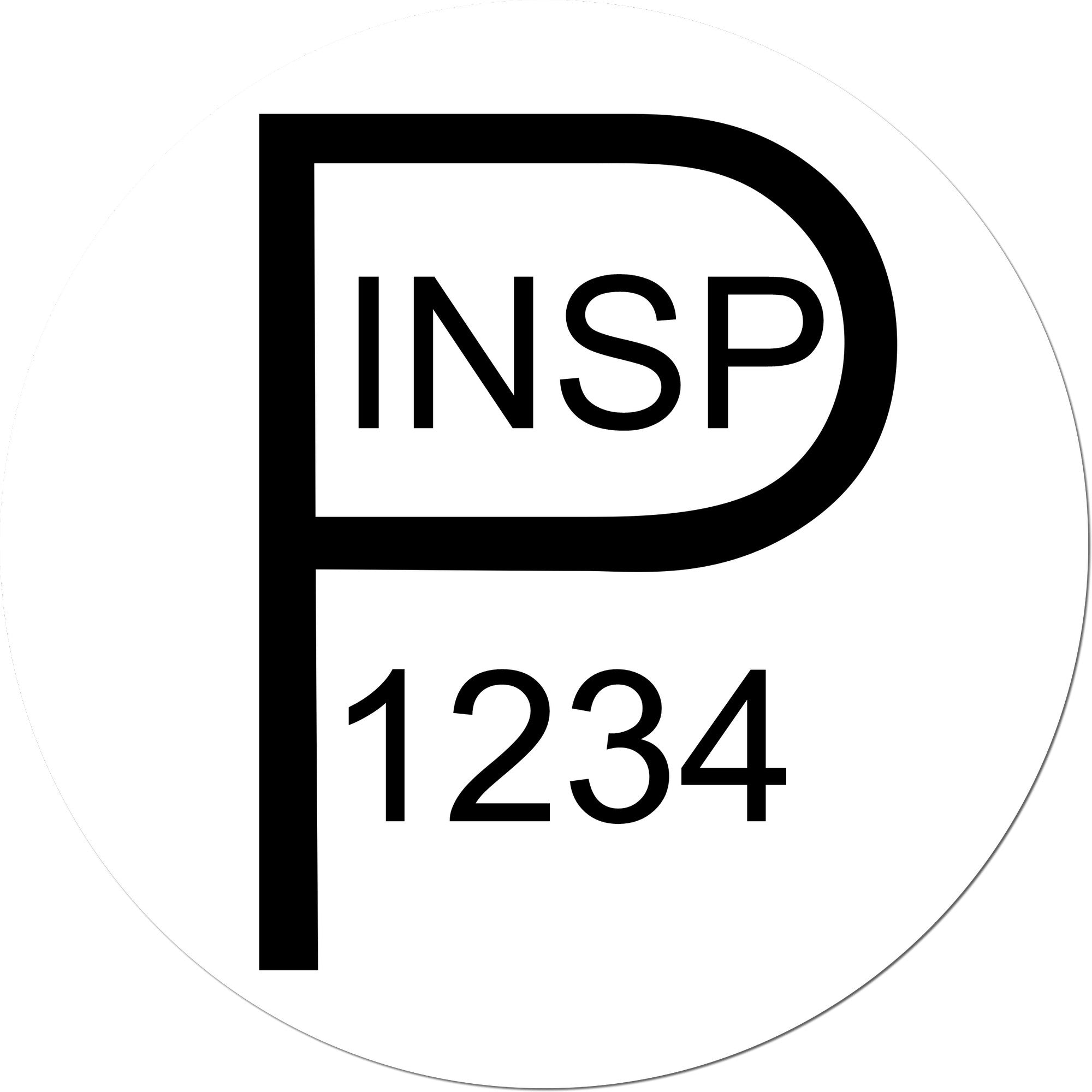 Extra Small Self-Inking Passed Inspection Status Stamp 1/2 Diameter - Engineer Seal Stamps