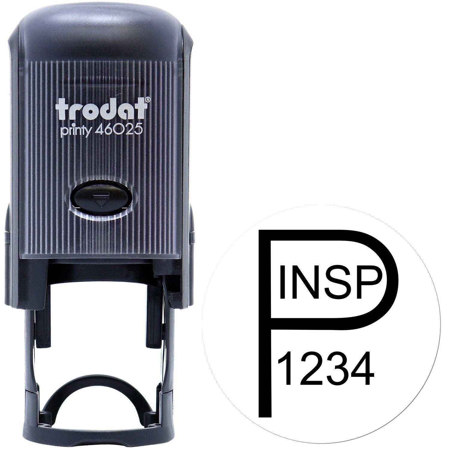 Large Self-Inking Passed Inspection Status Self-Inking Stamp 1 Inch Diameter - Engineer Seal Stamps