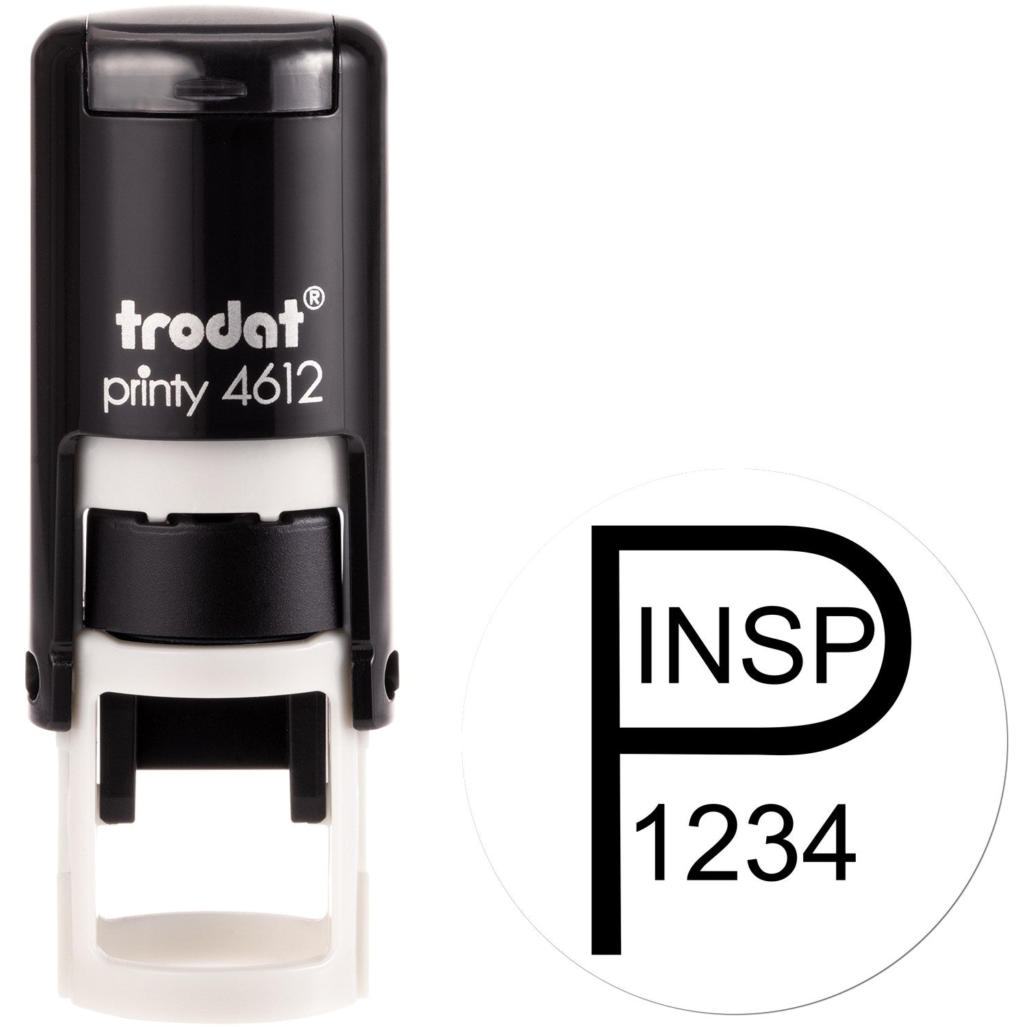 Extra Small Self-Inking Passed Inspection Status Stamp 1/2 Diameter - Engineer Seal Stamps