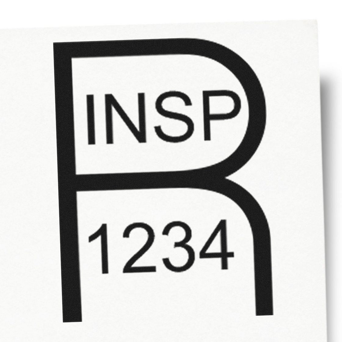 Standard Size Wood Handle Ready Tested Rubber Stamp 3/4 Diameter - Engineer Seal Stamps