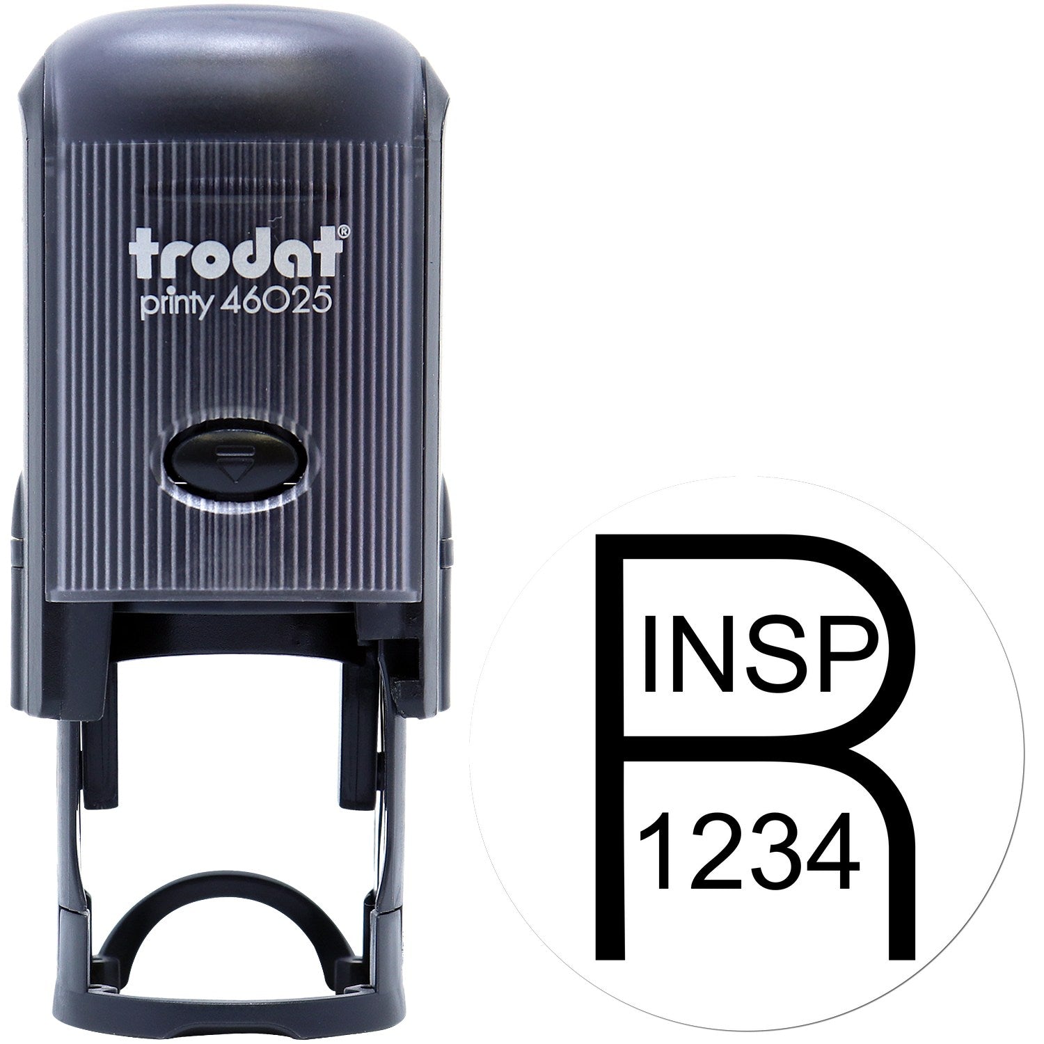 Large Self-Inking Ready Tested Self-Inking Stamp 1 Inch Diameter - Engineer Seal Stamps