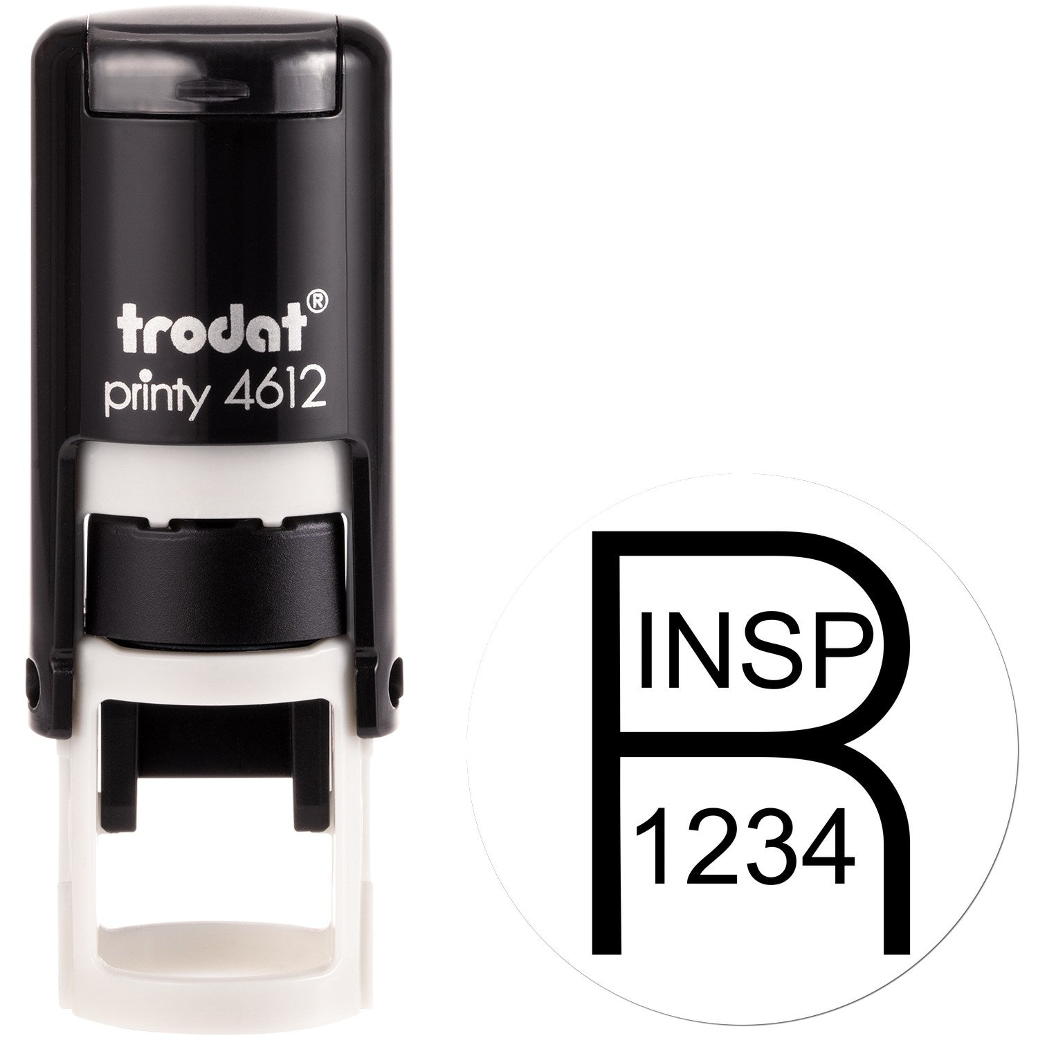 Extra Small Self-Inking Ready Tested Stamp 1/2 Diameter - Engineer Seal Stamps