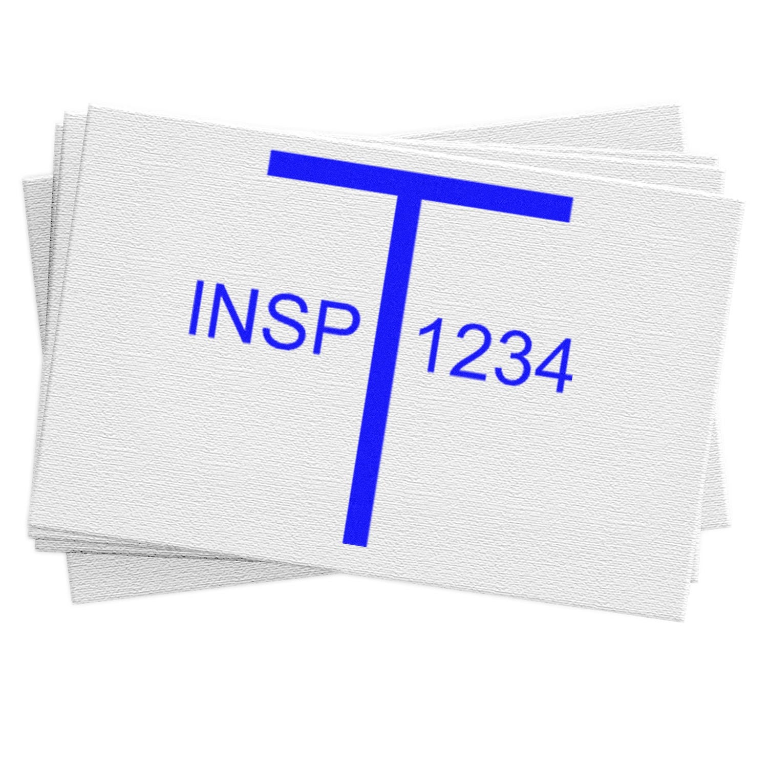 Large Self-Inking T Tested Self-Inking Stamp 1 Inch Diameter - Engineer Seal Stamps