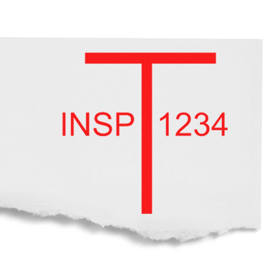 Extra Small Self-Inking T Tested Stamp 1/2 Diameter - Engineer Seal Stamps