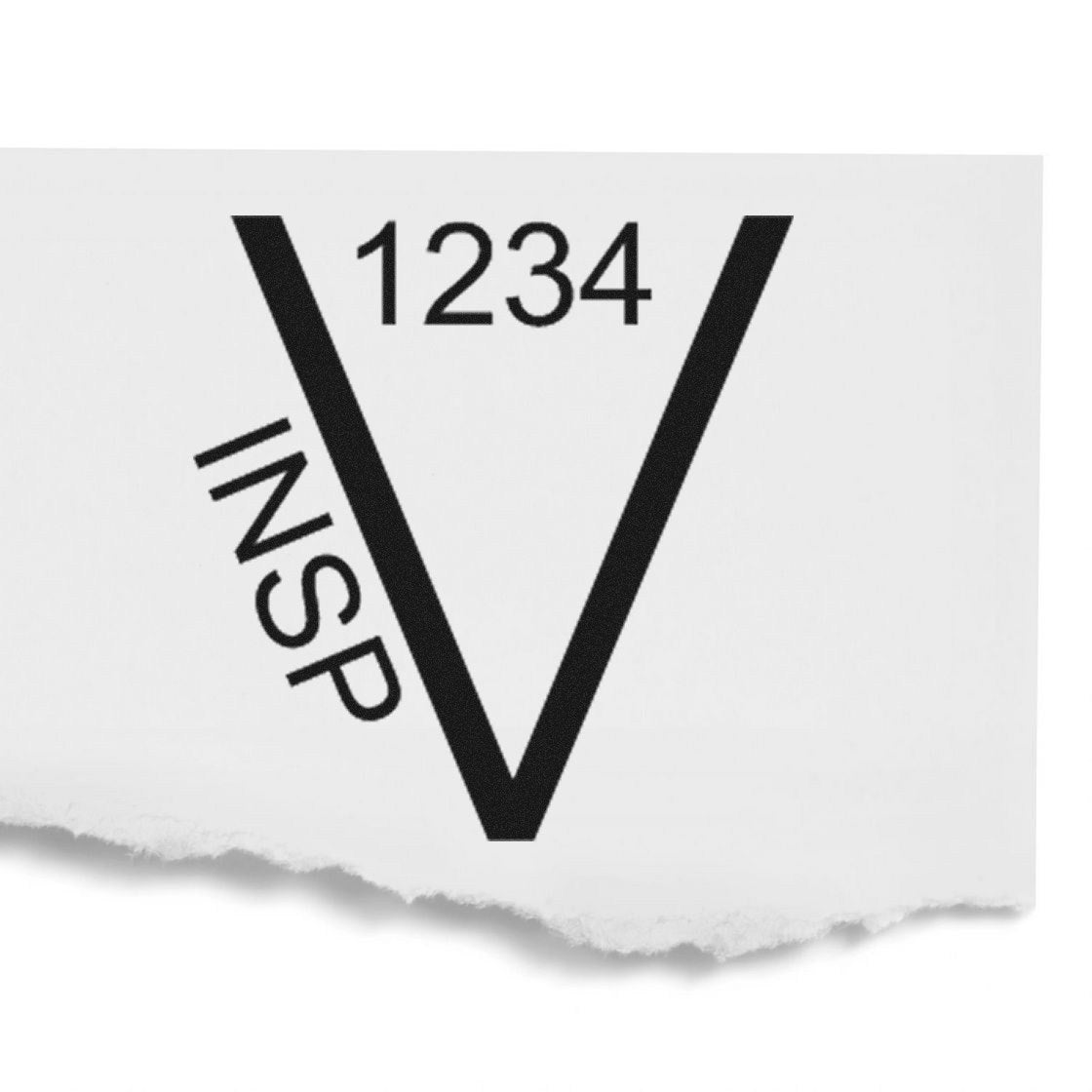 Standard Size Wood Handle Verified Inspection Rubber Stamp 3/4 Diameter - Engineer Seal Stamps