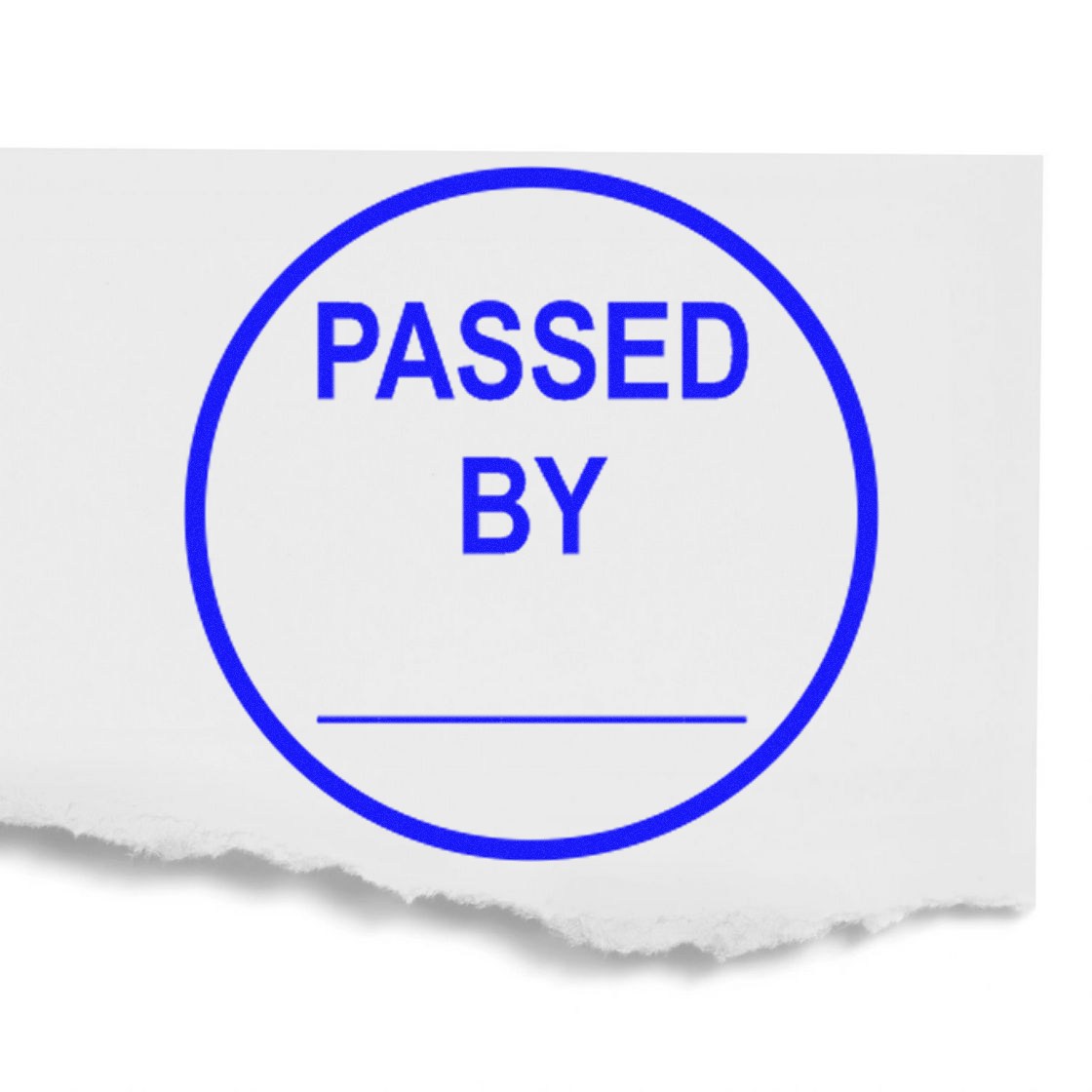 Extra Small Self-Inking Round Inspection Passed By Stamp 1/2 Diameter - Engineer Seal Stamps