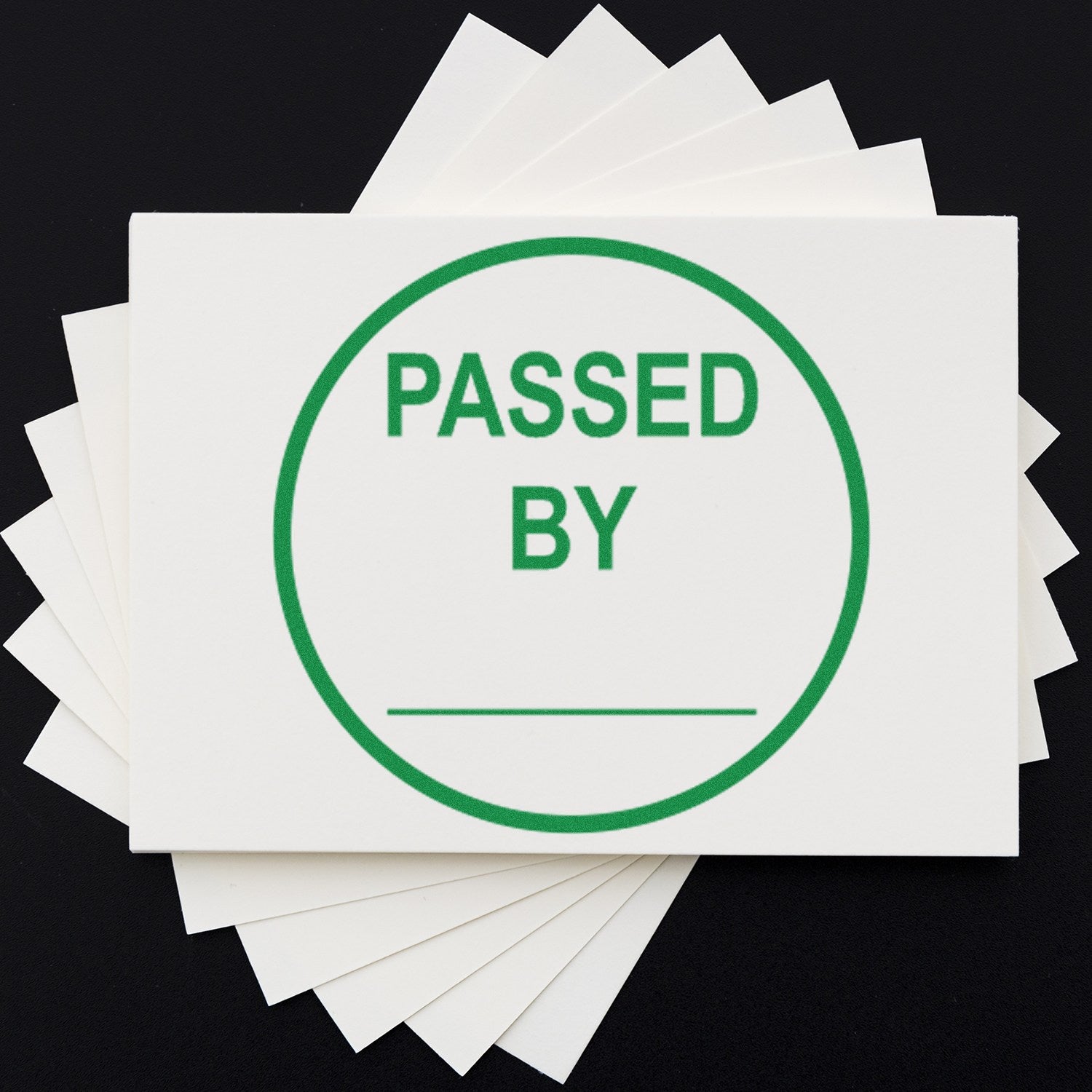 Extra Small Self-Inking Round Inspection Passed By Stamp 1/2 Diameter - Engineer Seal Stamps