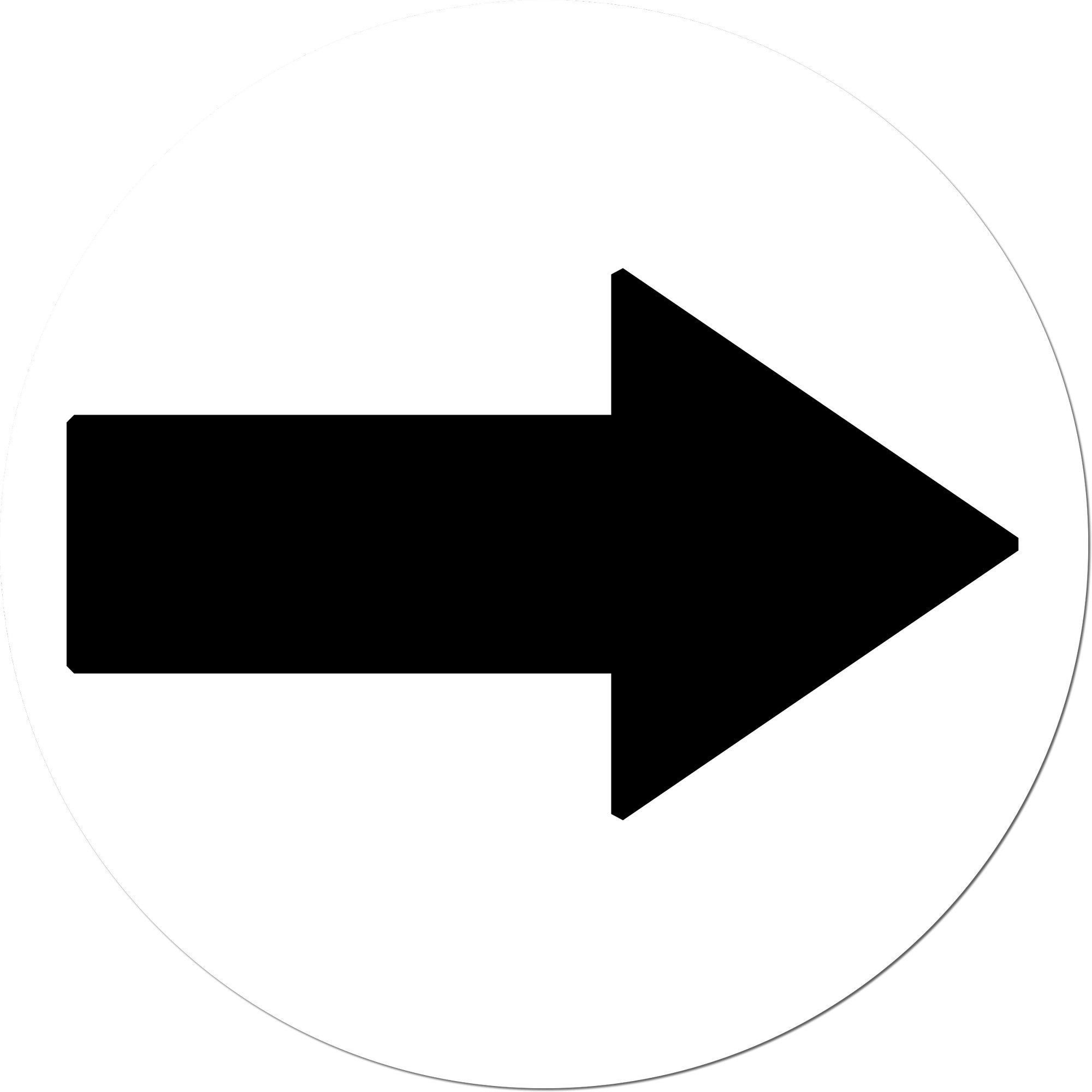 Extra Small Self-Inking Inspection Approved Arrow Seal Stamp 1/2 Diameter - Engineer Seal Stamps