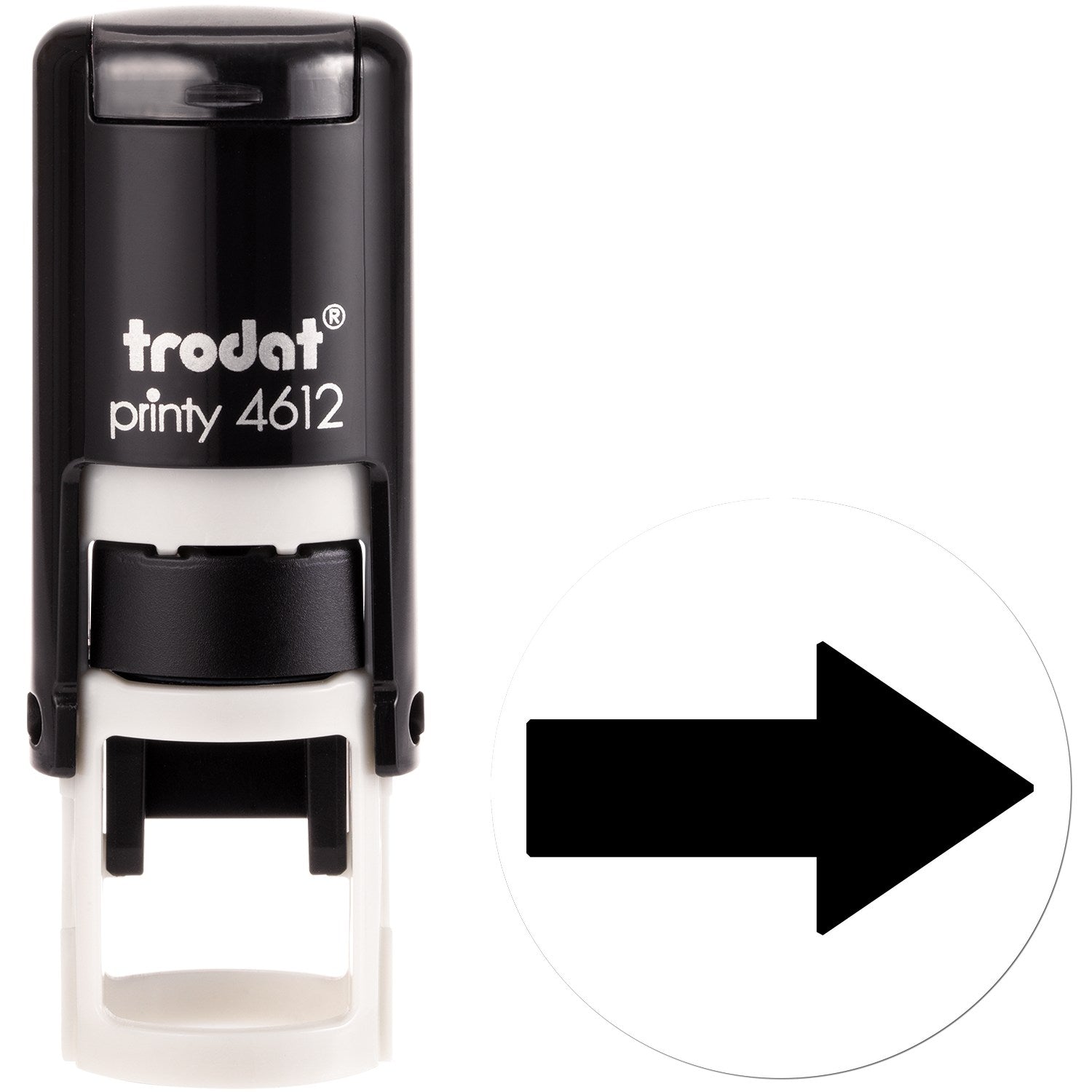 Extra Small Self-Inking Inspection Approved Arrow Seal Stamp 1/2 Diameter - Engineer Seal Stamps