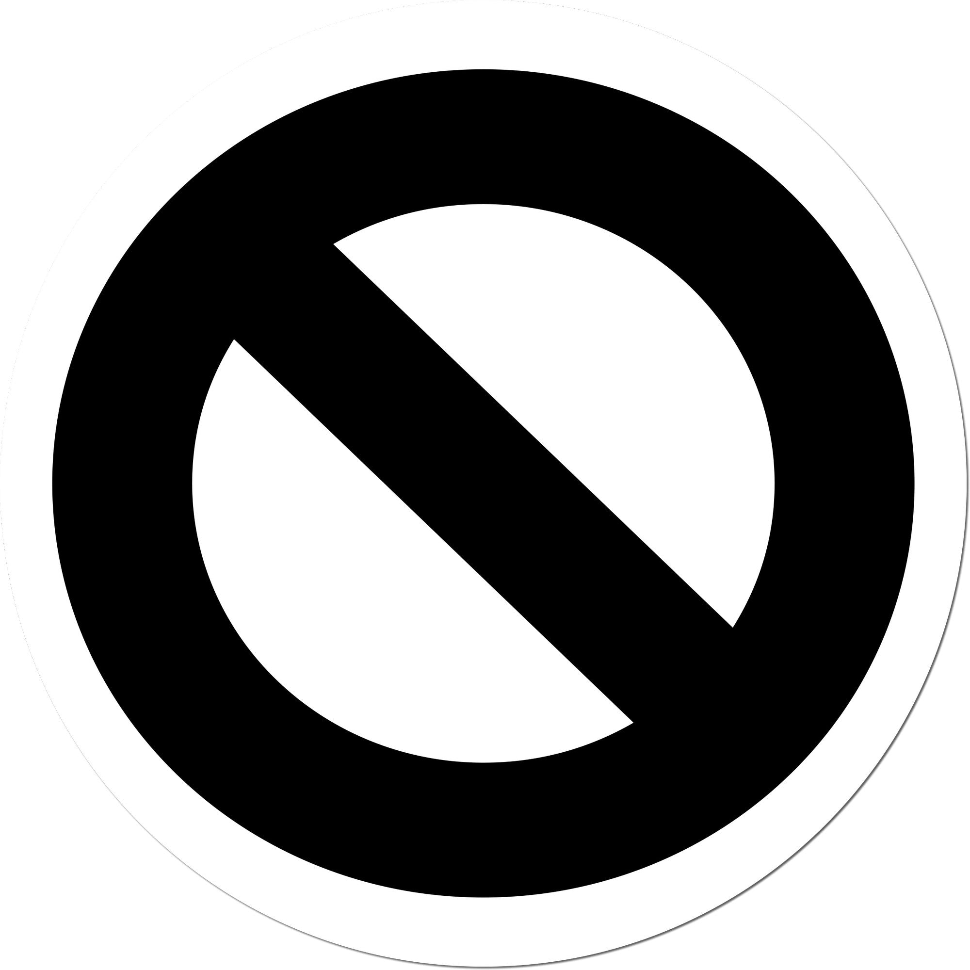 Standard Size Self-Inking Inspection Rejected No Entry Stamp 3/4 Diameter - Engineer Seal Stamps