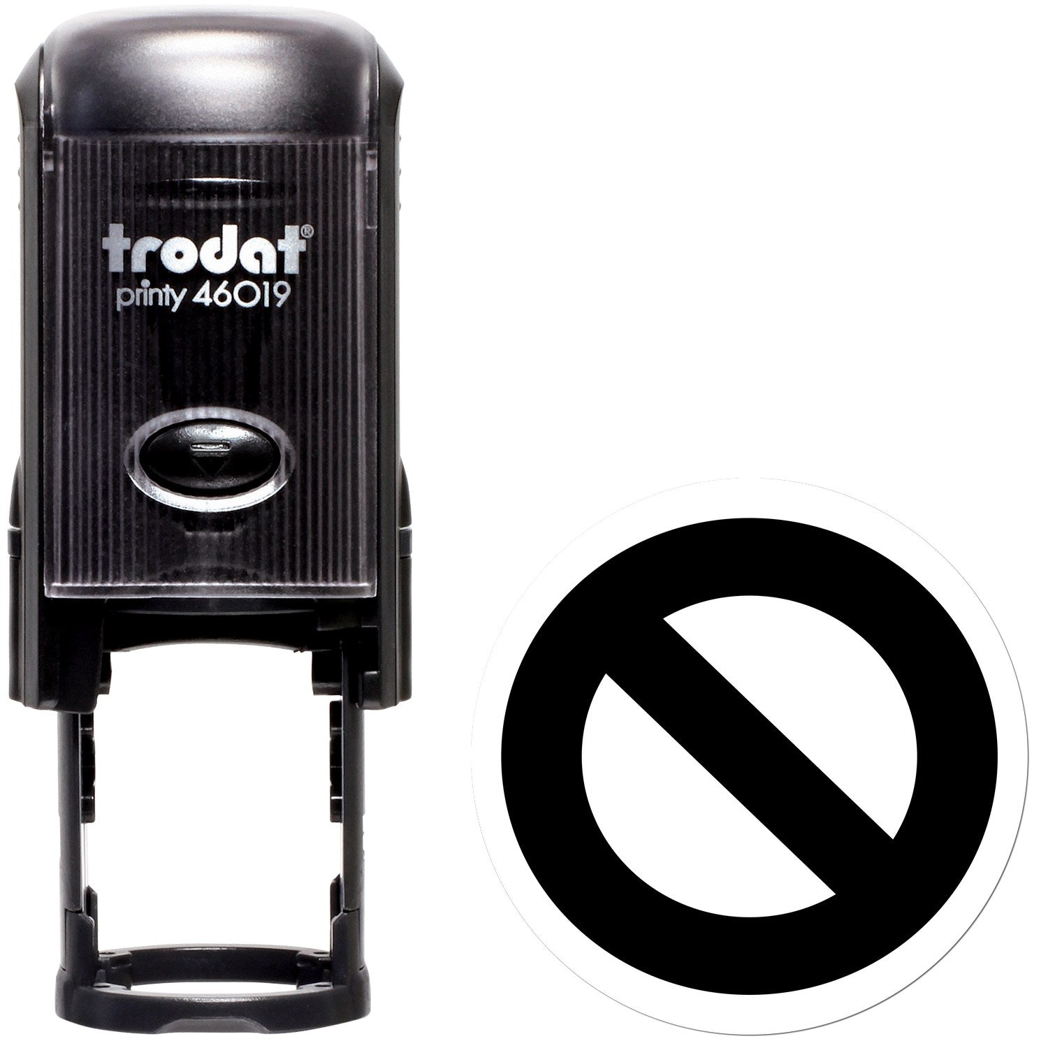 Standard Size Self-Inking Inspection Rejected No Entry Stamp 3/4 Diameter - Engineer Seal Stamps