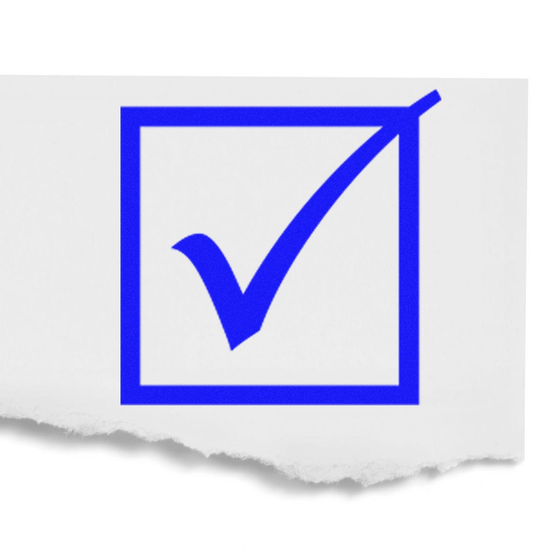 Extra Small Wood Handle Verified Inspection Approved Checkmark Rubber Stamp 1/2 Diameter - Engineer Seal Stamps