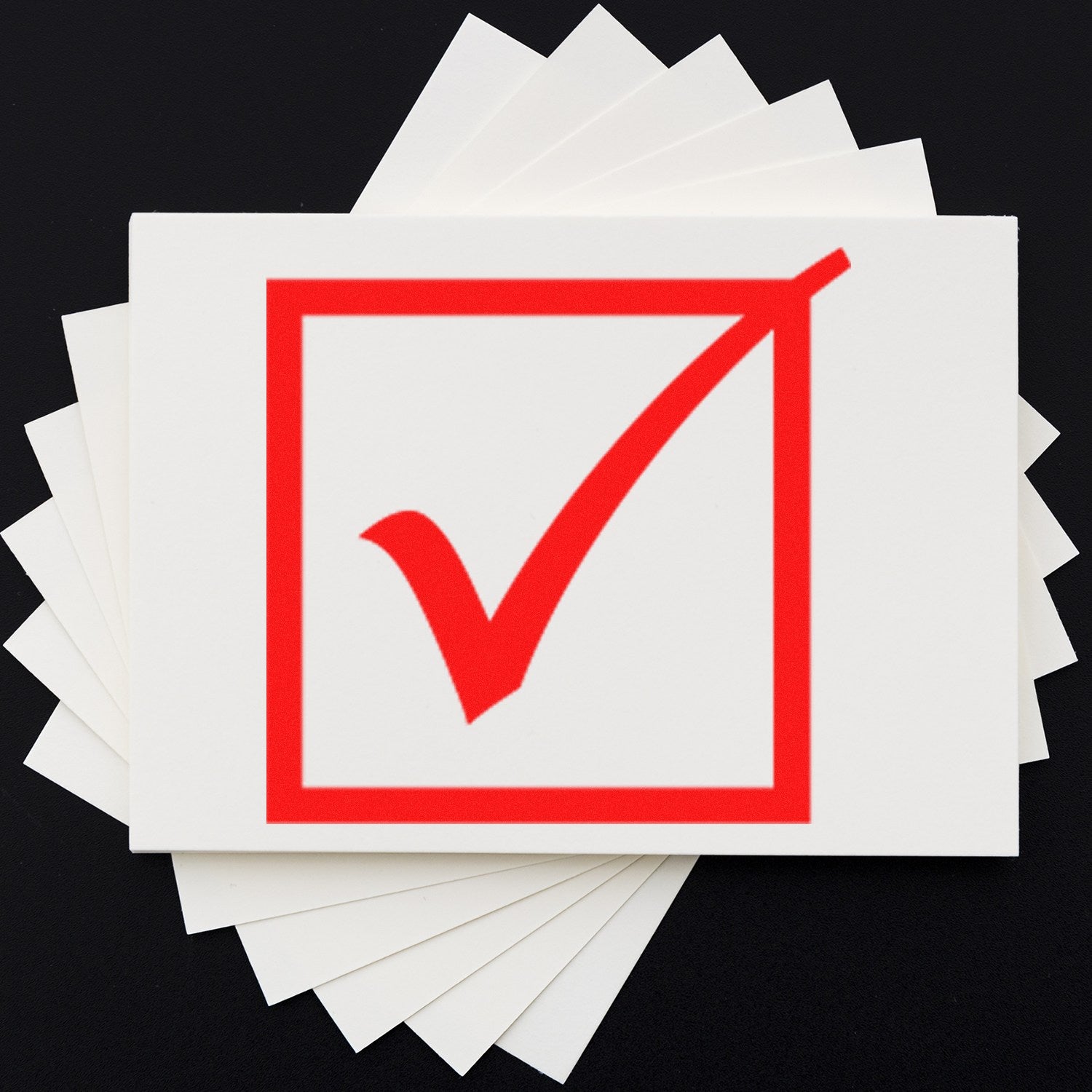 Extra Small Wood Handle Verified Inspection Approved Checkmark Rubber Stamp 1/2 Diameter - Engineer Seal Stamps