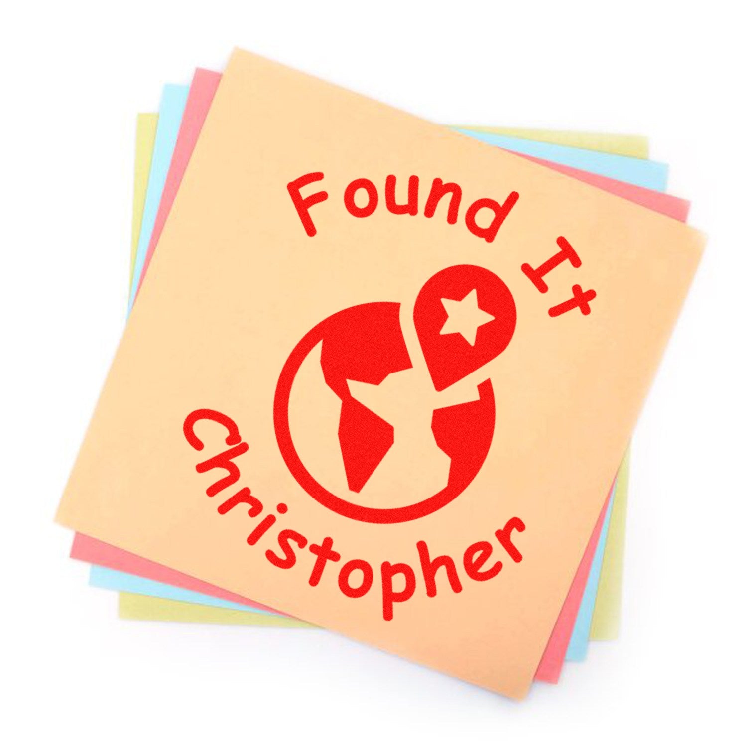 Self-Inking Geostar Discovery Geocaching Log Stamp - Engineer Seal Stamps