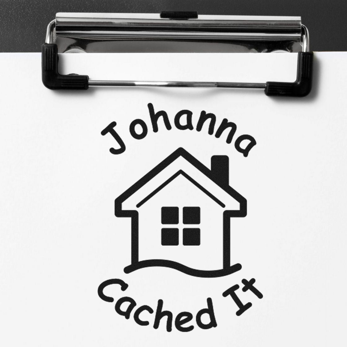 Self-Inking Geohome Stamp Geocaching Log Stamp - Engineer Seal Stamps