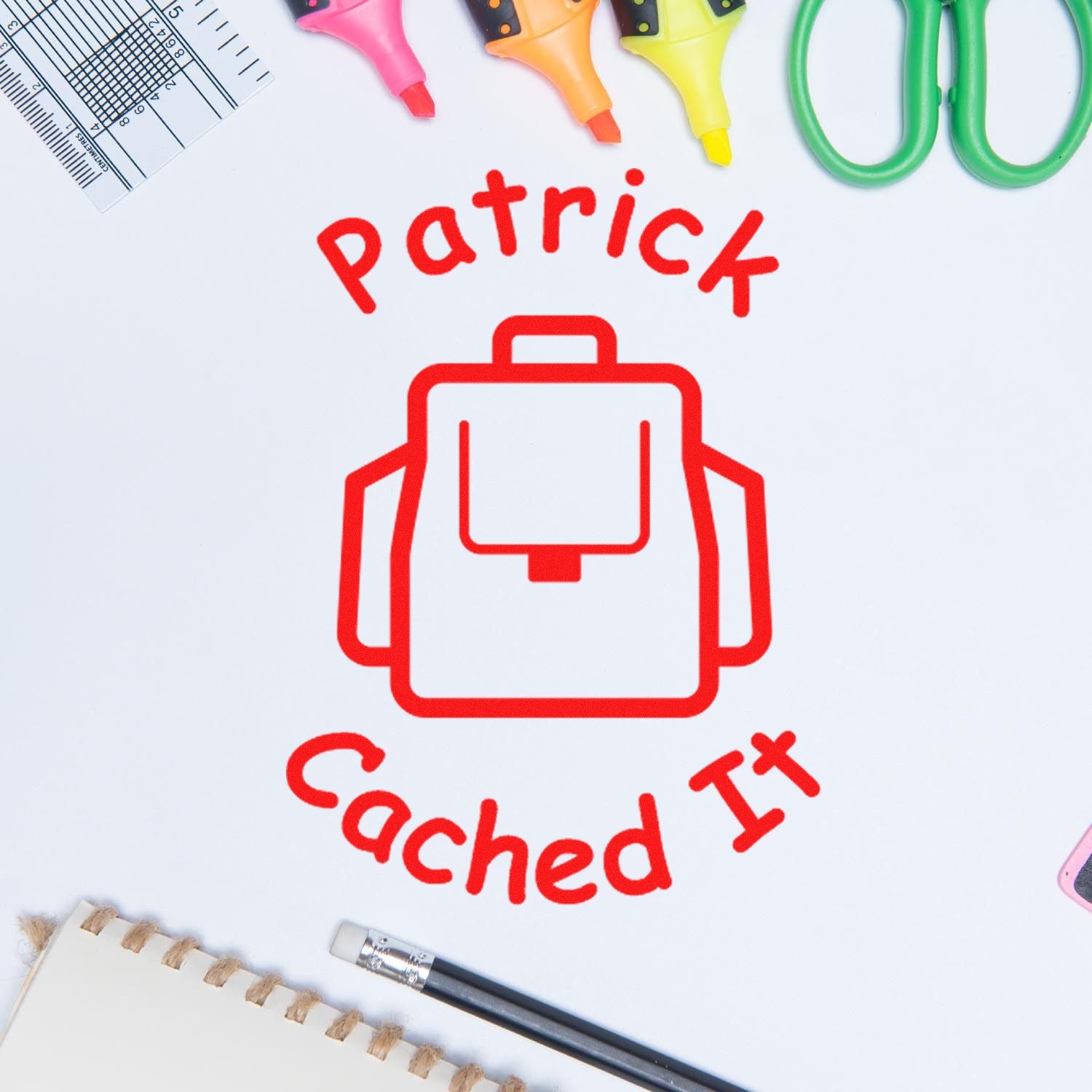 Self-Inking Geopack Adventure Geocaching Log Stamp - Engineer Seal Stamps