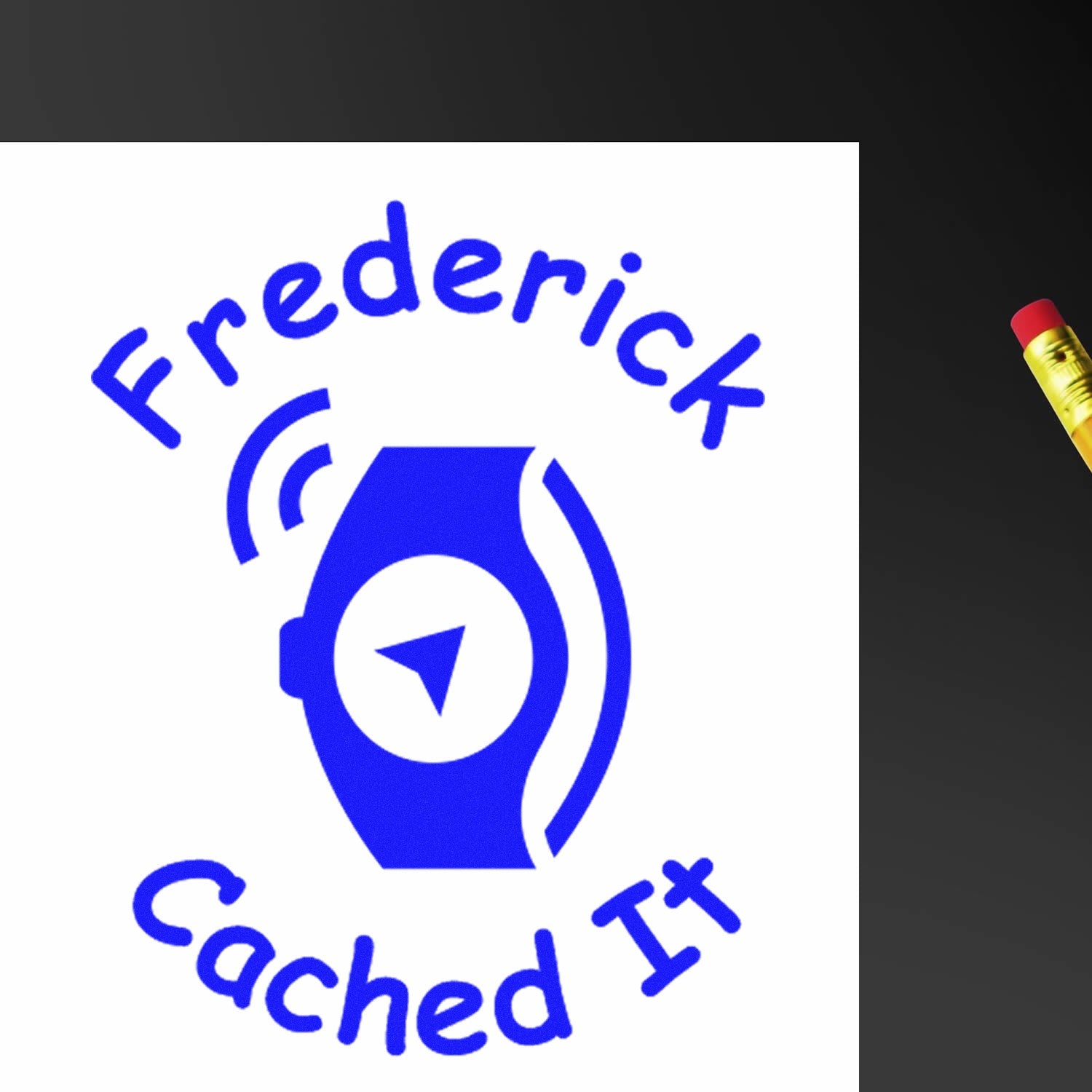 Self-Inking Geowatch Adventure Geocaching Log Stamp - Engineer Seal Stamps