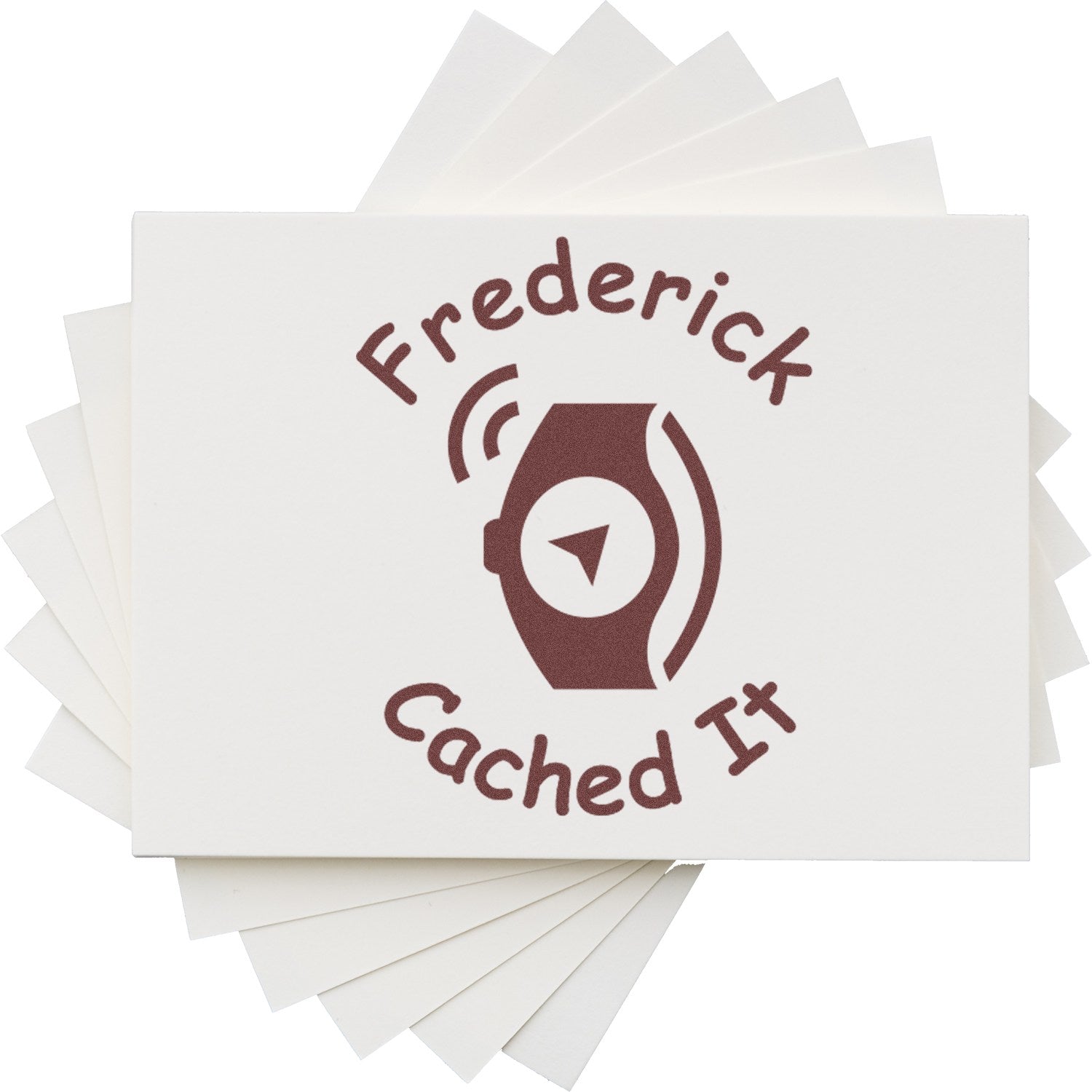 Wood Handle Geowatch Adventure Geocache Stamp - Engineer Seal Stamps