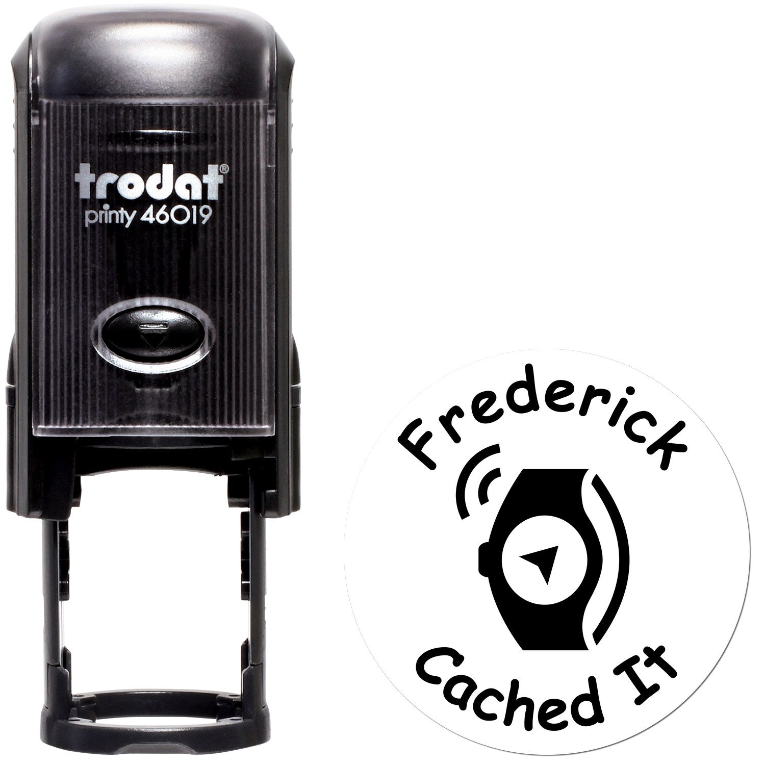 Self-Inking Geowatch Adventure Geocaching Log Stamp - Engineer Seal Stamps