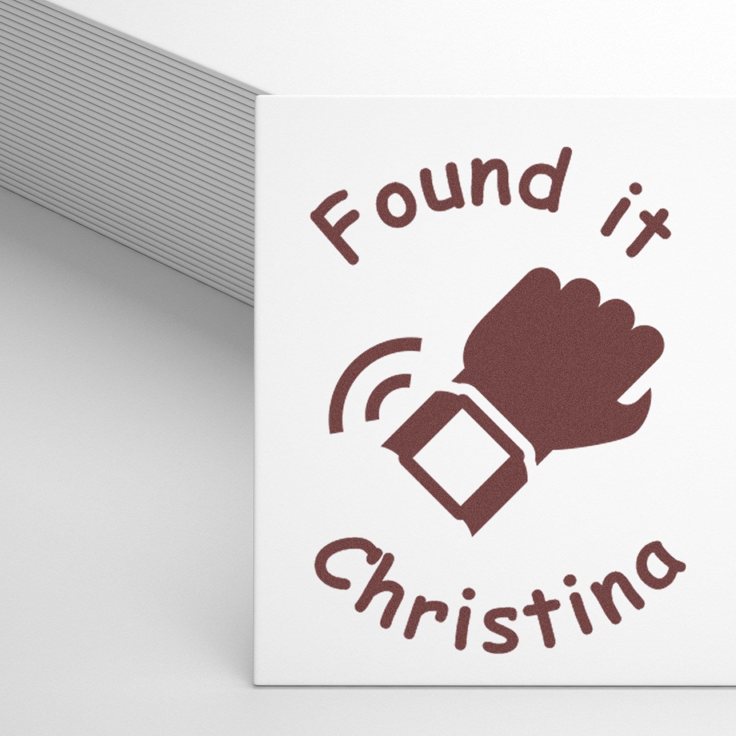 Self-Inking Geowatch Discovery Geocaching Log Stamp - Engineer Seal Stamps