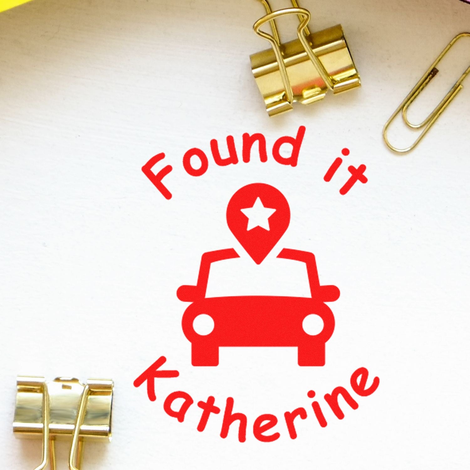 Self-Inking Cache Cruising Geocaching Log Stamp - Engineer Seal Stamps