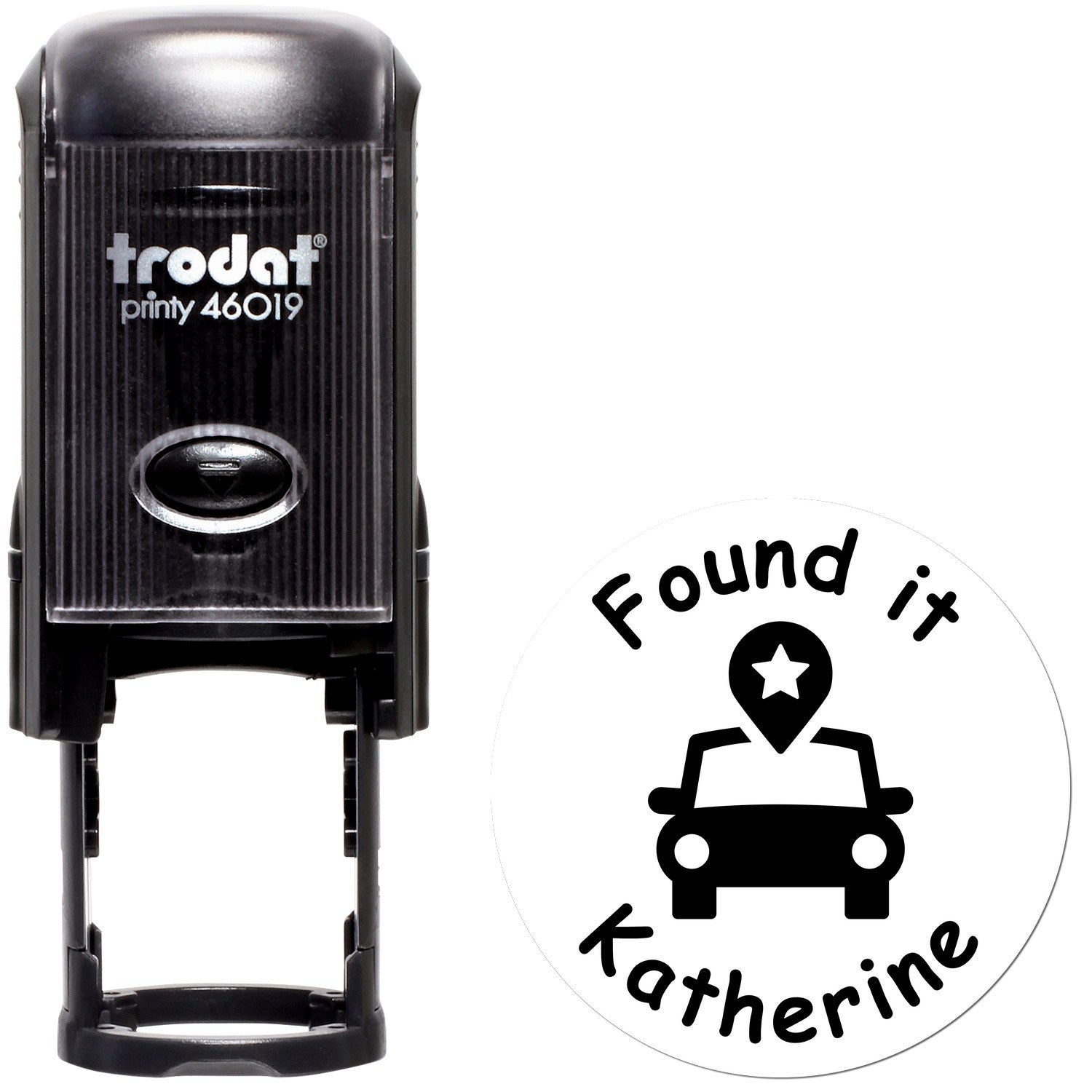 Self-Inking Cache Cruising Geocaching Log Stamp - Engineer Seal Stamps