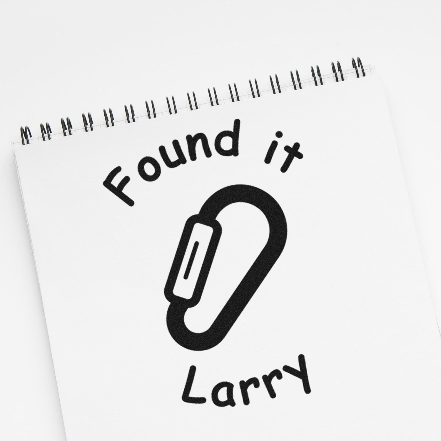 Self-Inking Cache Caribiner Geocaching Log Stamp - Engineer Seal Stamps