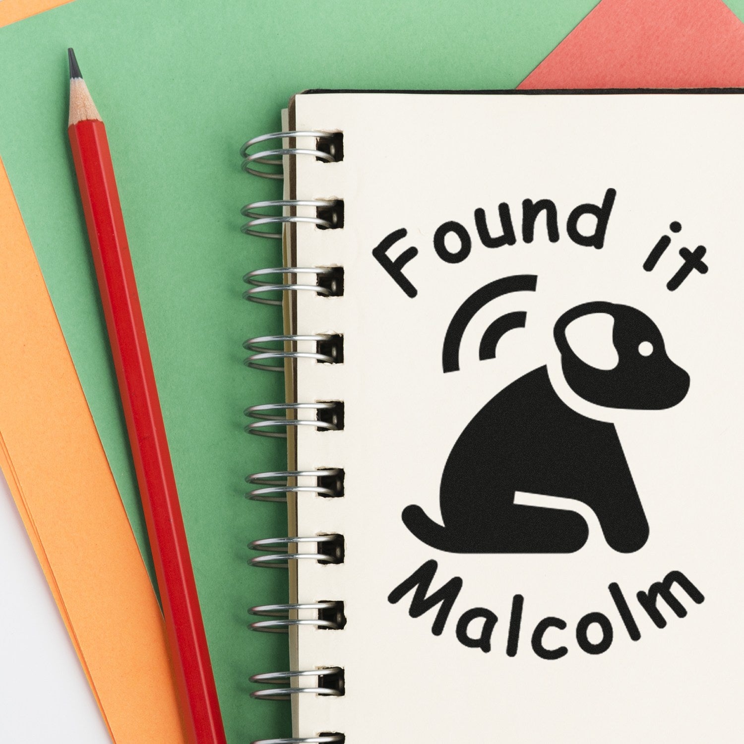 Self-Inking Geopup Discovery Geocaching Log Stamp - Engineer Seal Stamps