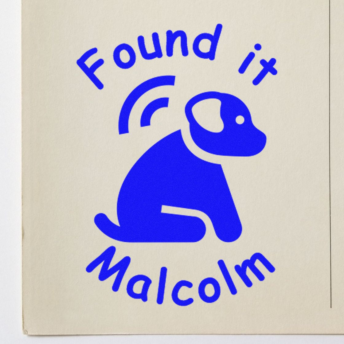 Wood Handle Geopup Discovery Geocache Stamp - Engineer Seal Stamps