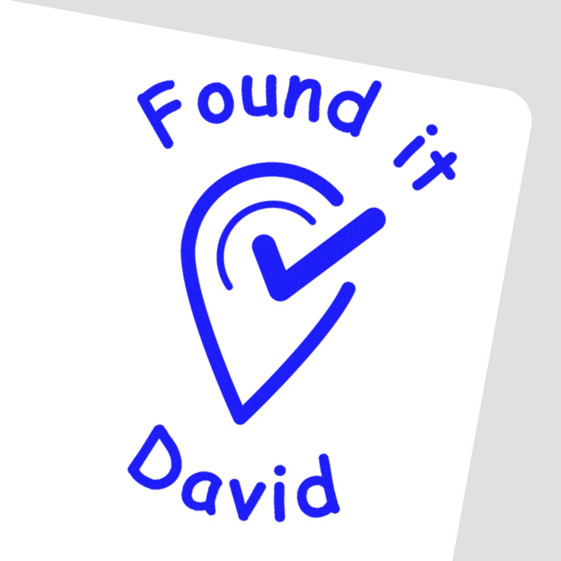 Self-Inking Geocheck Stamp Geocaching Log Stamp - Engineer Seal Stamps