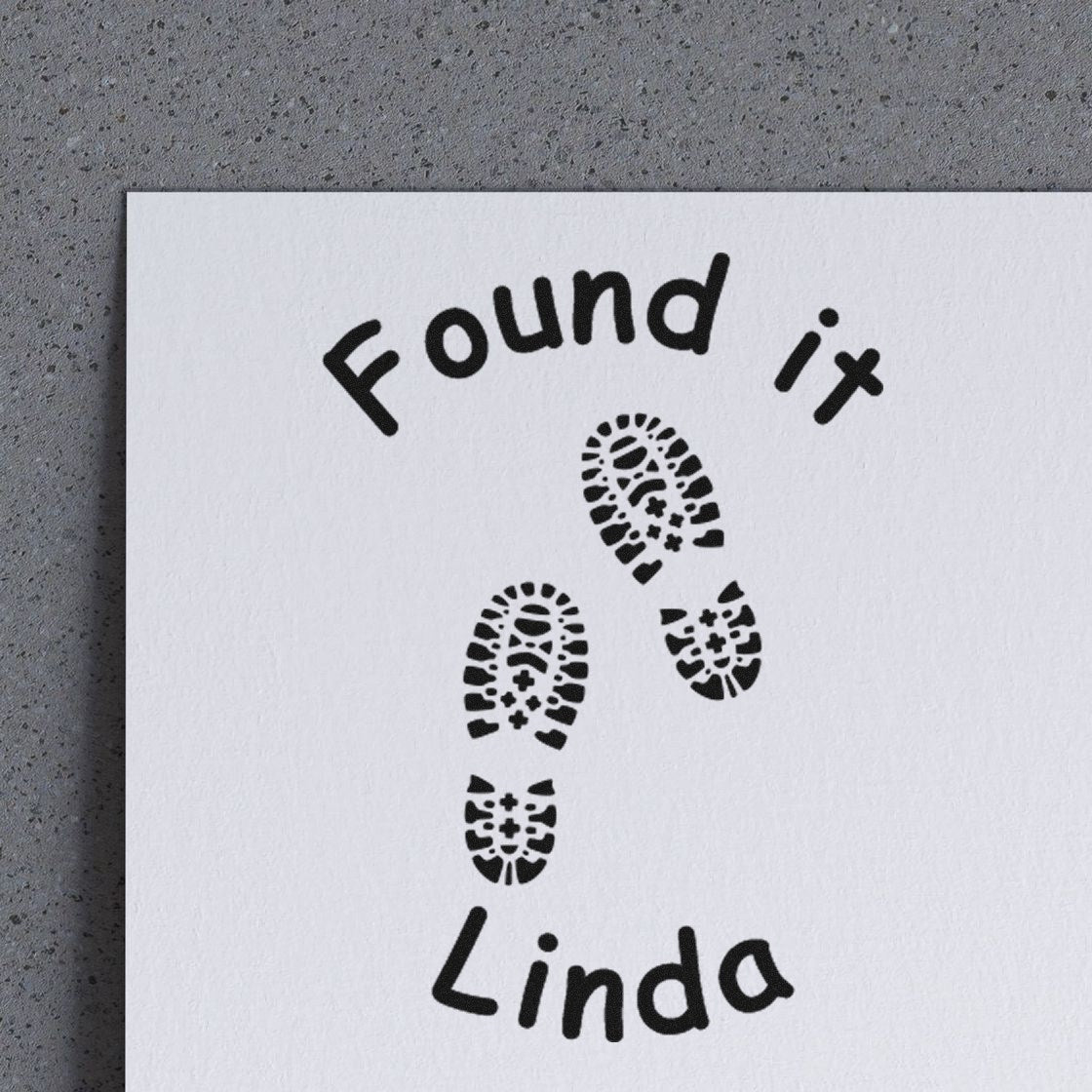 Self-Inking Cache Stomper Geocaching Log Stamp - Engineer Seal Stamps