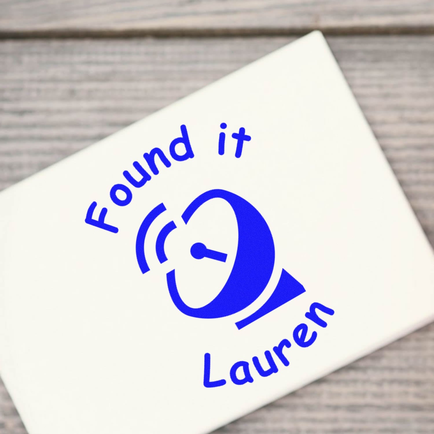 Self-Inking Geosignal Success Geocaching Log Stamp - Engineer Seal Stamps